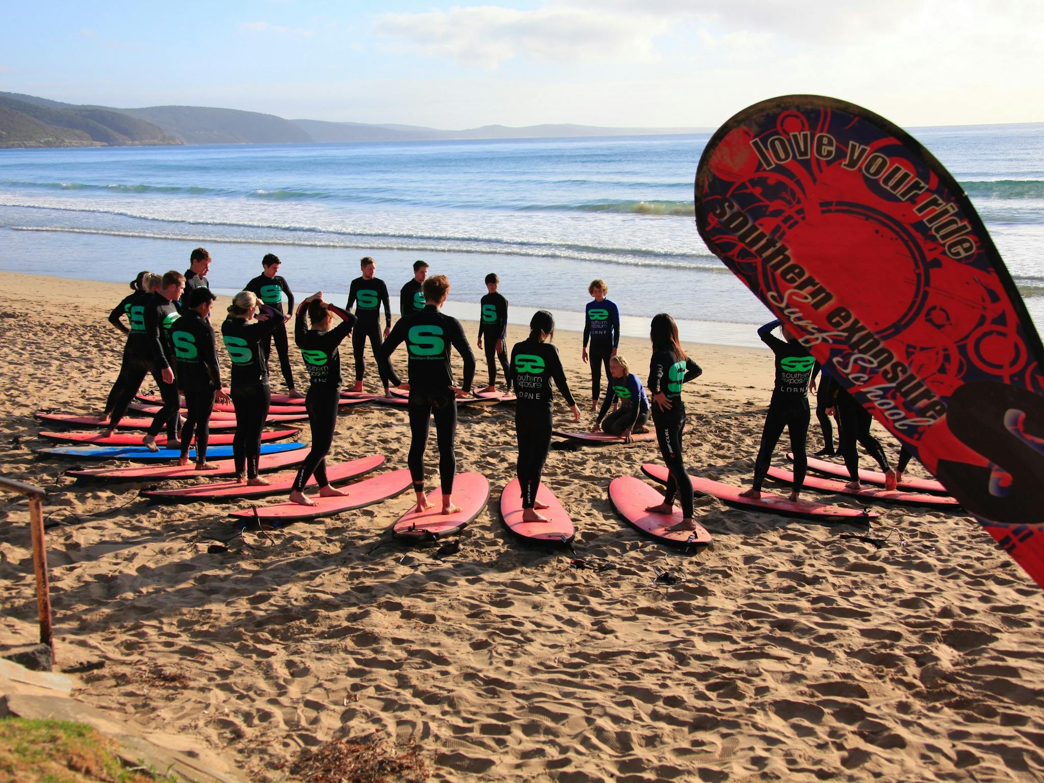 Pre surf school circle