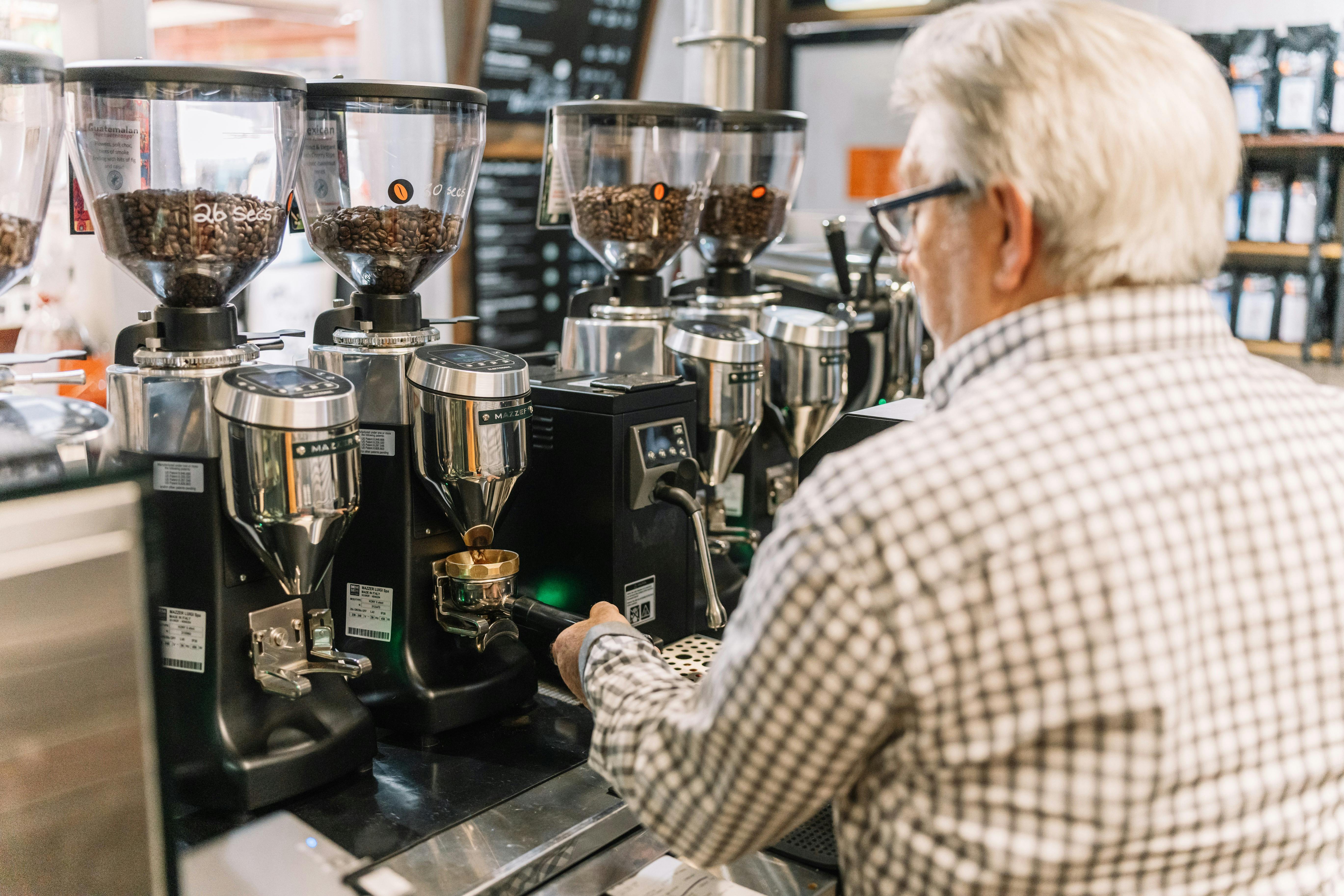 5 Bean choices on Grind