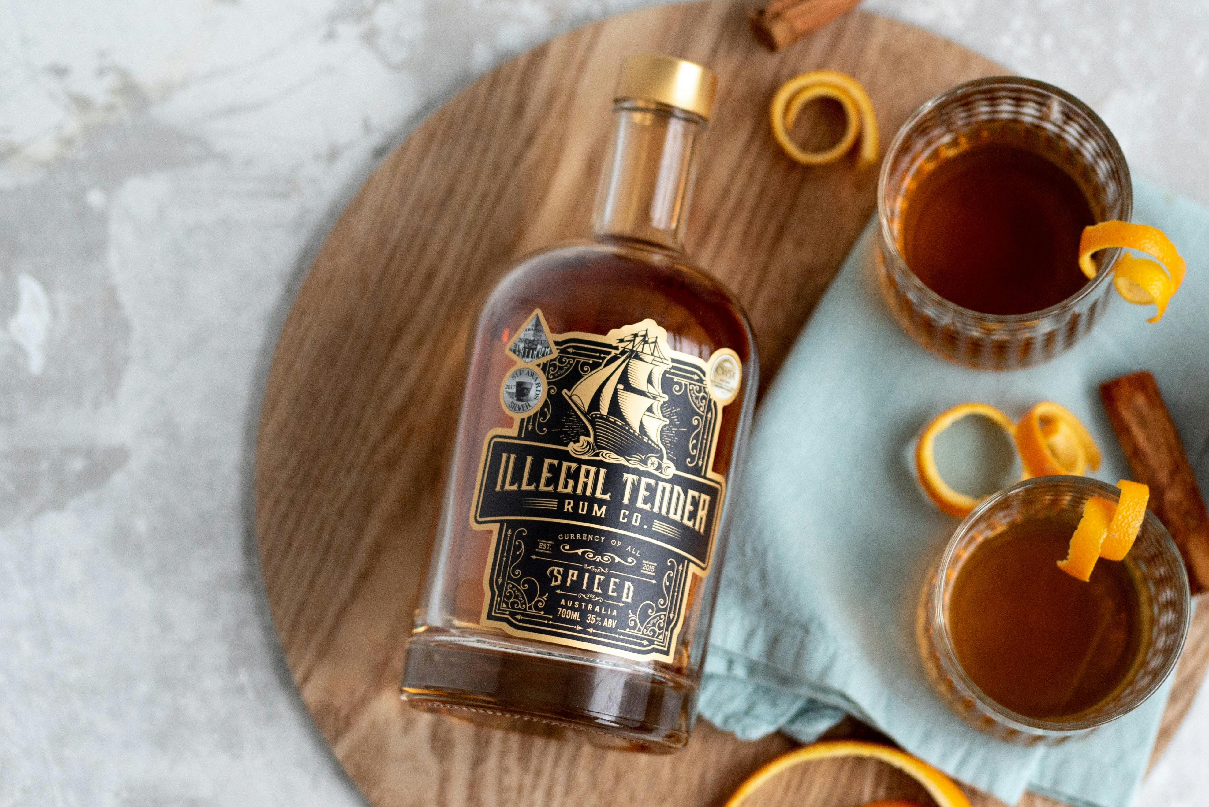 Illegal Tender Rum Co's award-winning Spiced Rum