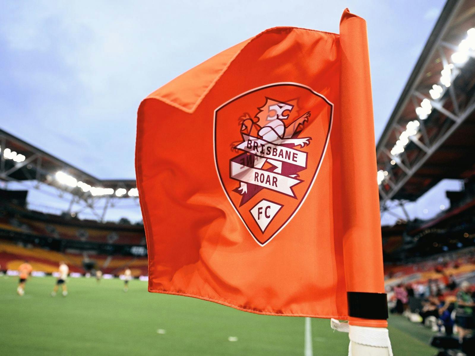 An image of a Brisbane Roar Corner Post Flag