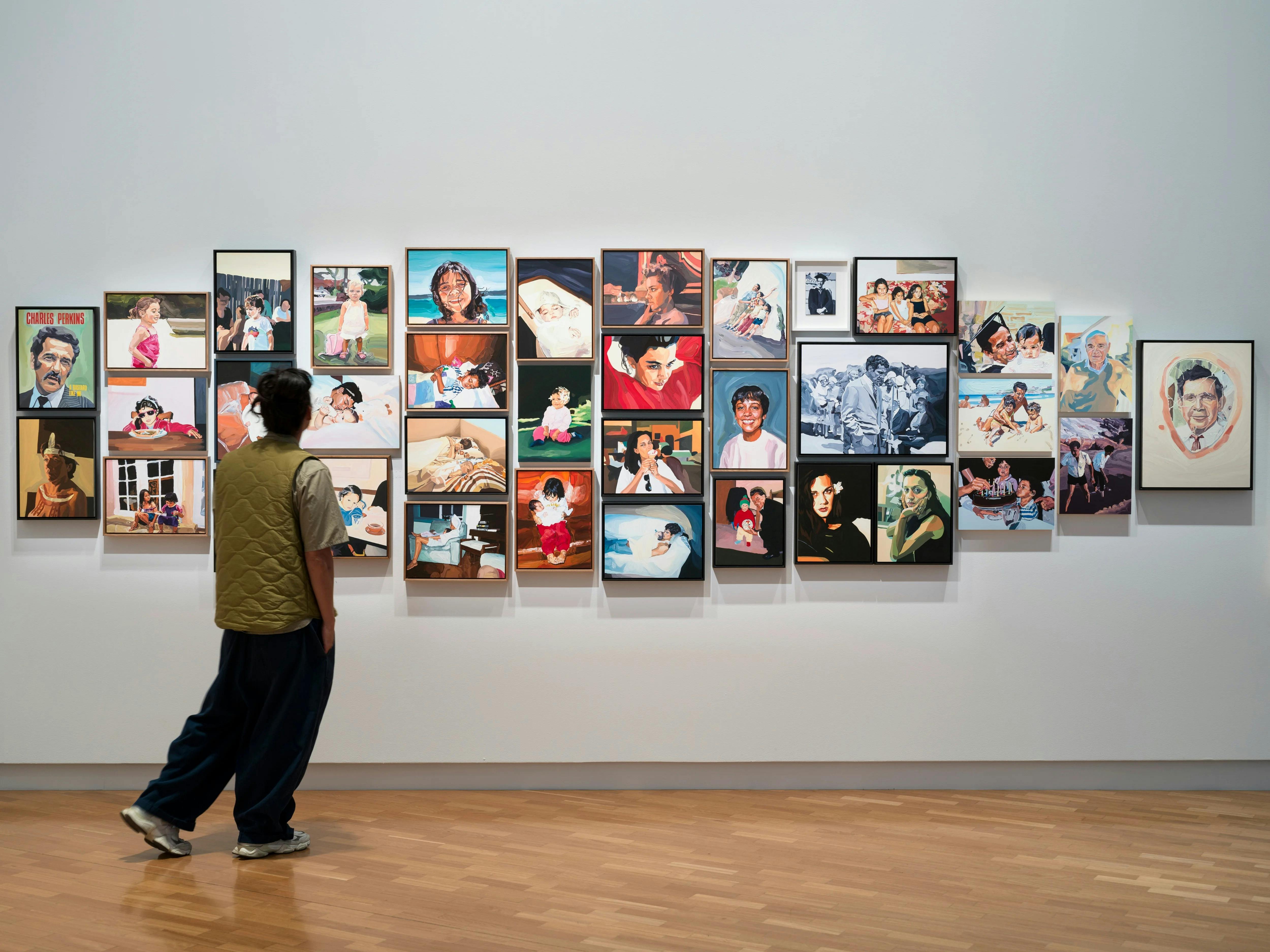 installation view, 5th National Indigenous Art Triennial: After the Rain, National Gallery