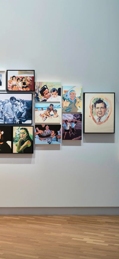 installation view, 5th National Indigenous Art Triennial: After the Rain, National Gallery