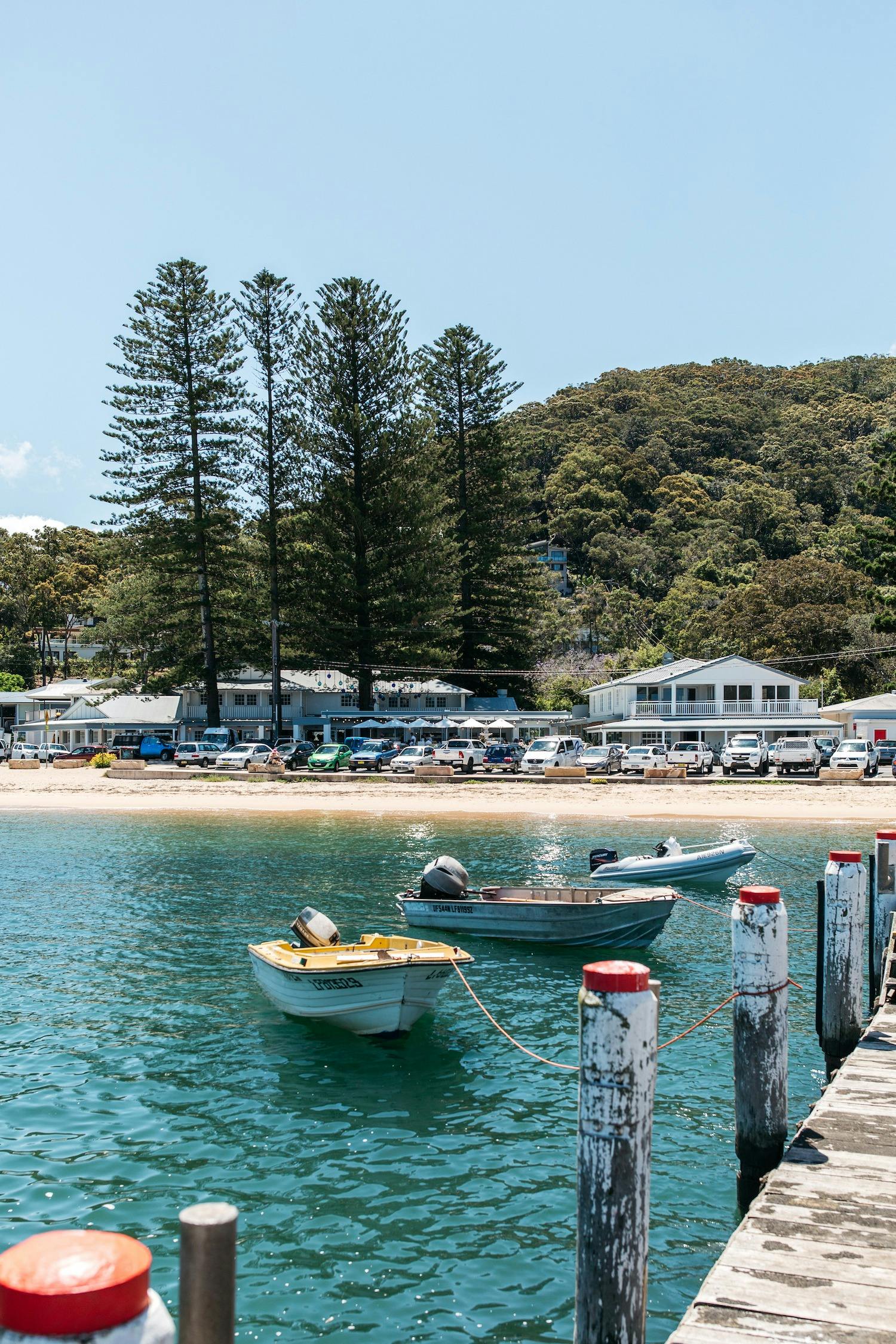 Patonga from the water.