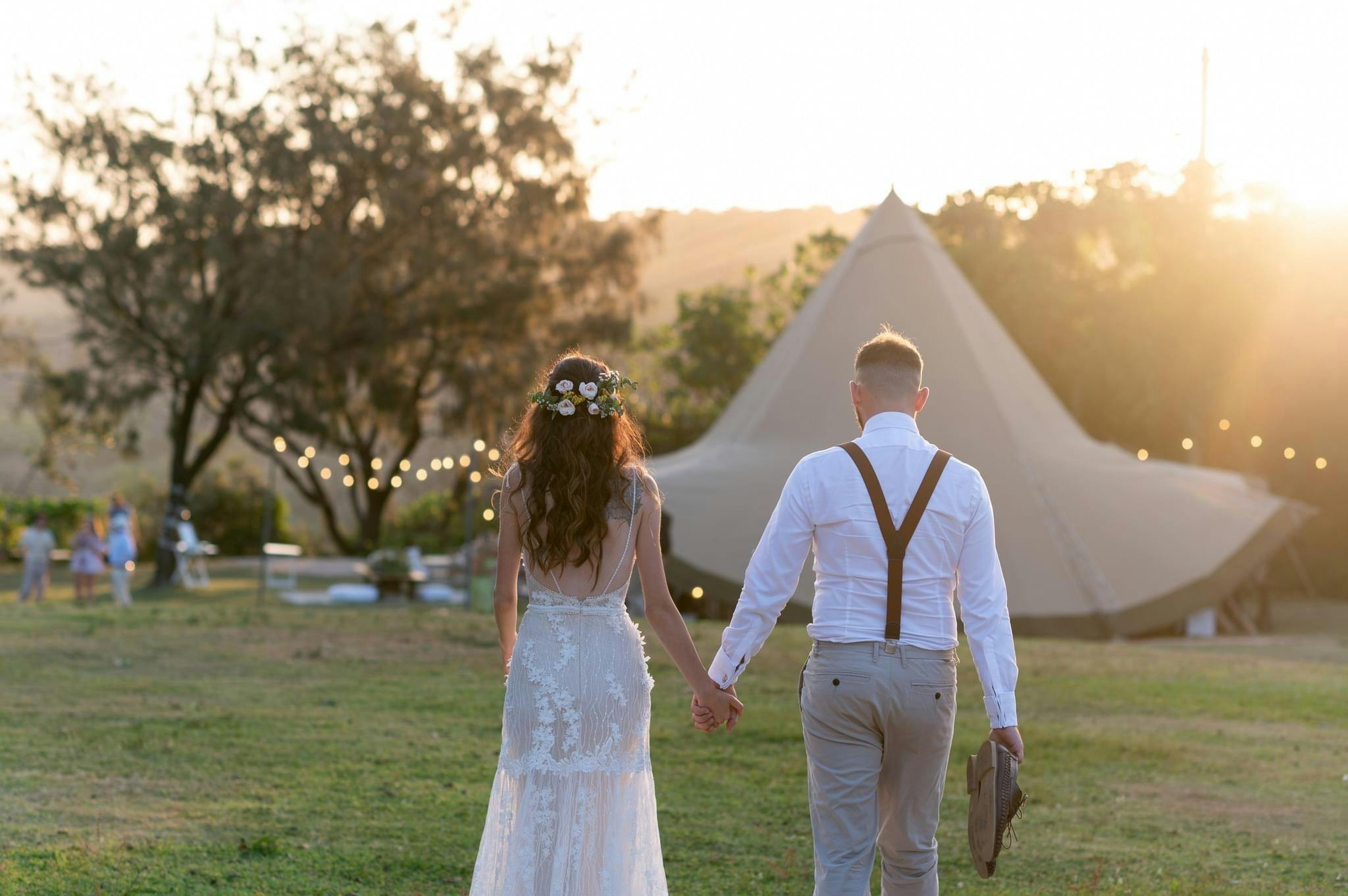 Headland Reserve Tipi Wedding