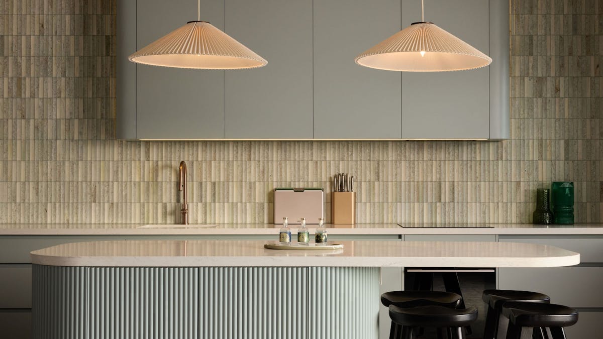 High quality designed and earthy looking kitchen area at Elementa Whitsundays
