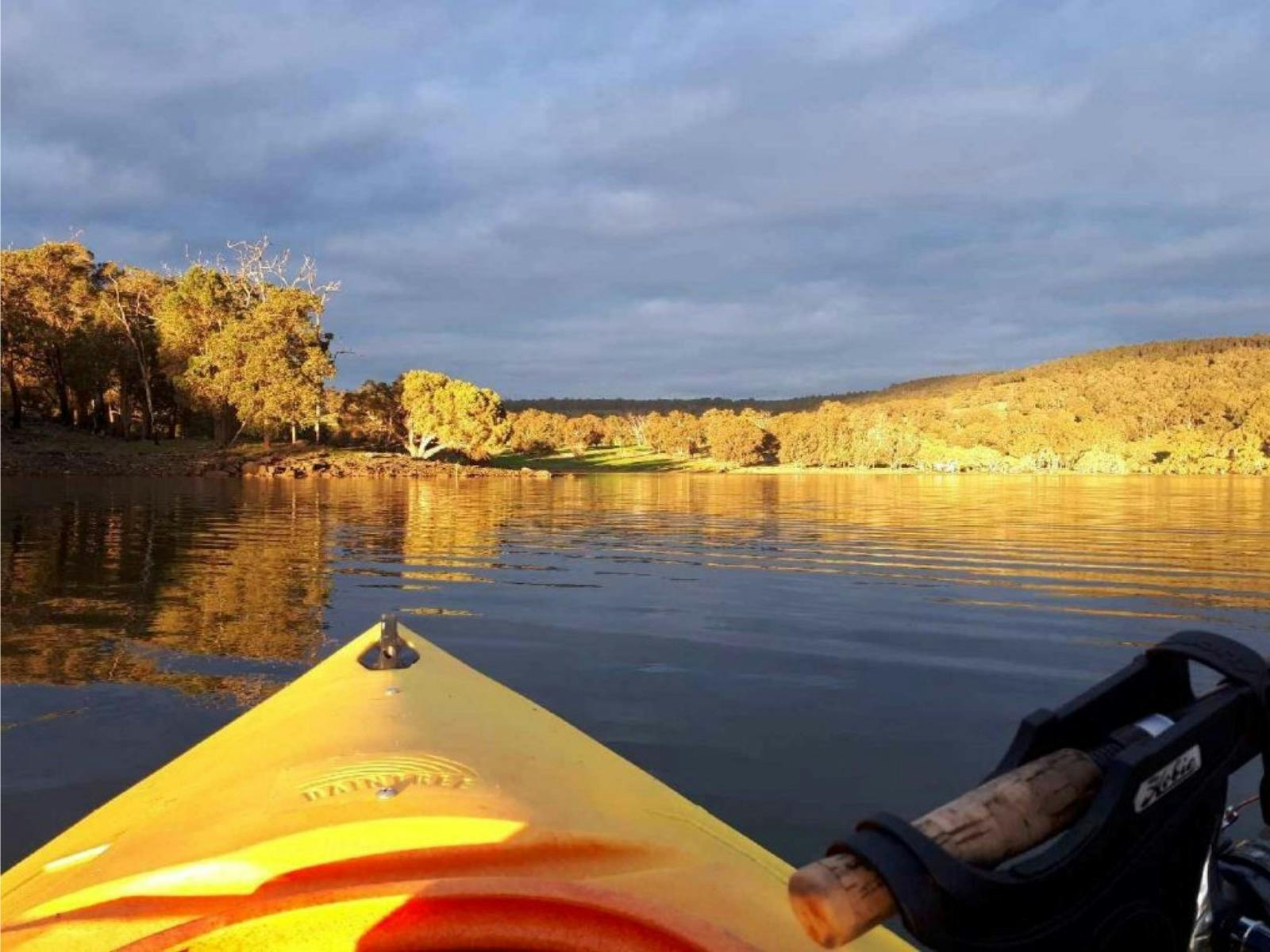 Kayaking at the Weir