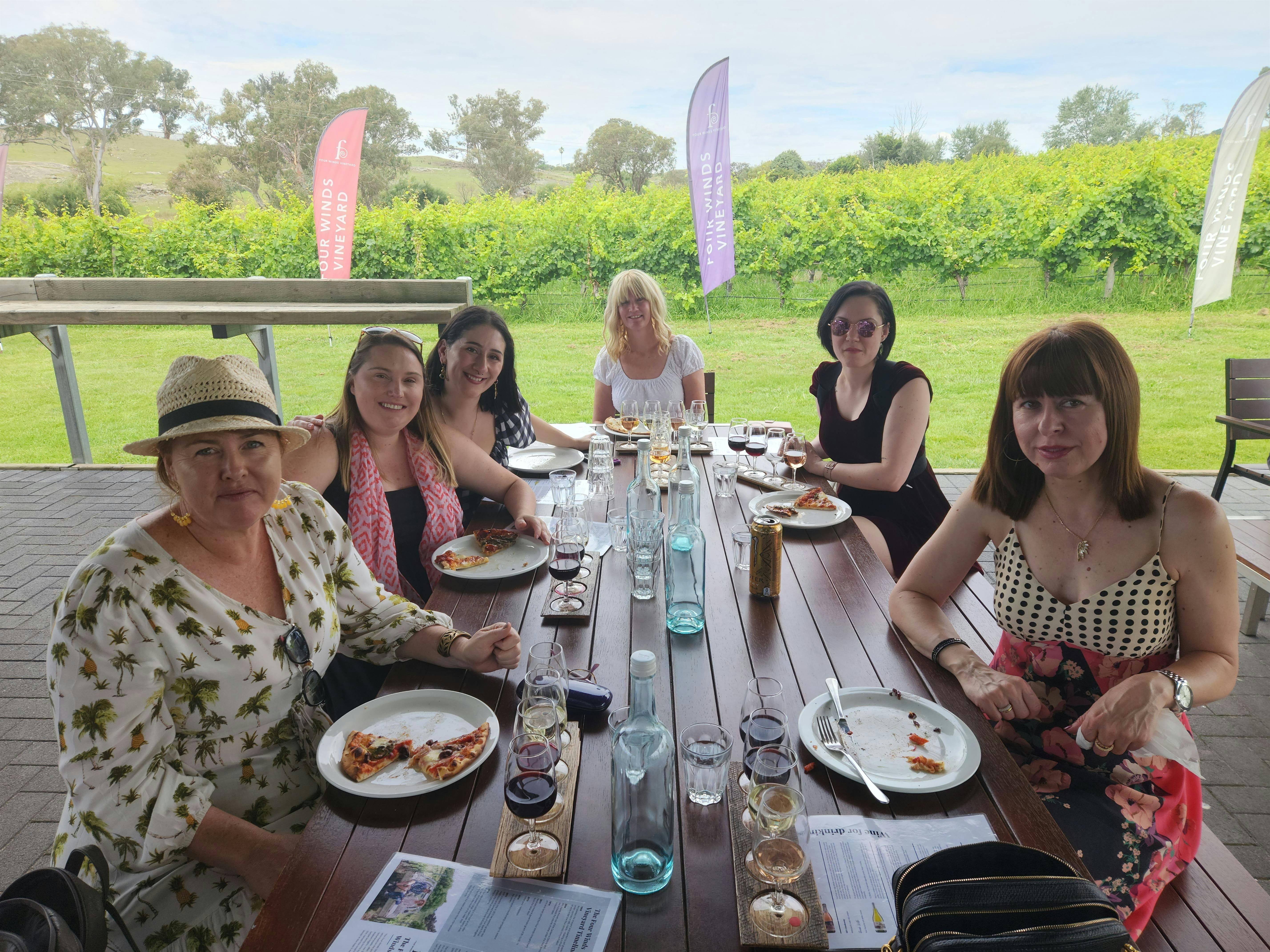 Group of people enjoying lunch