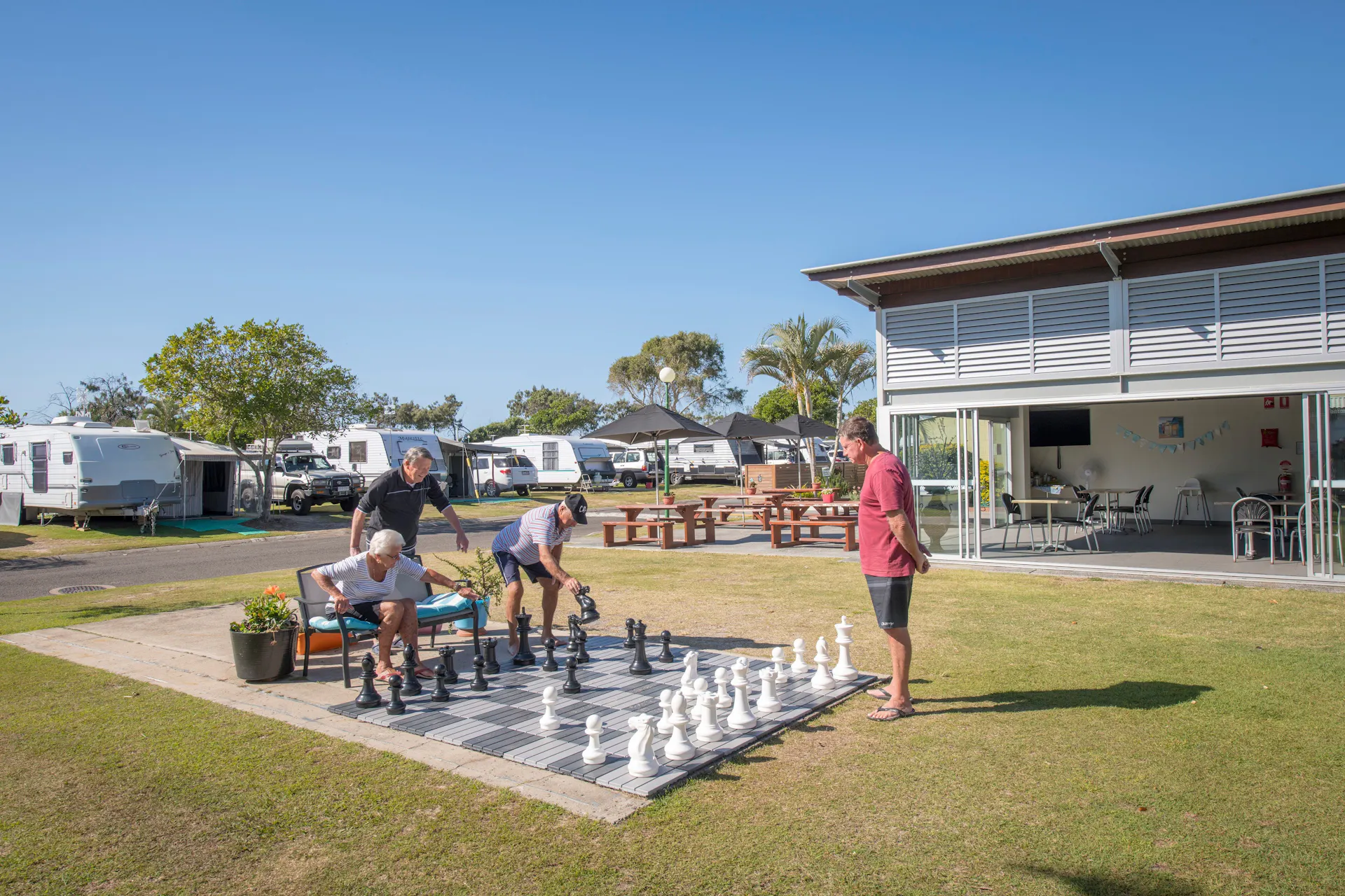 Maroochydore Beach Holiday Park Chess Games