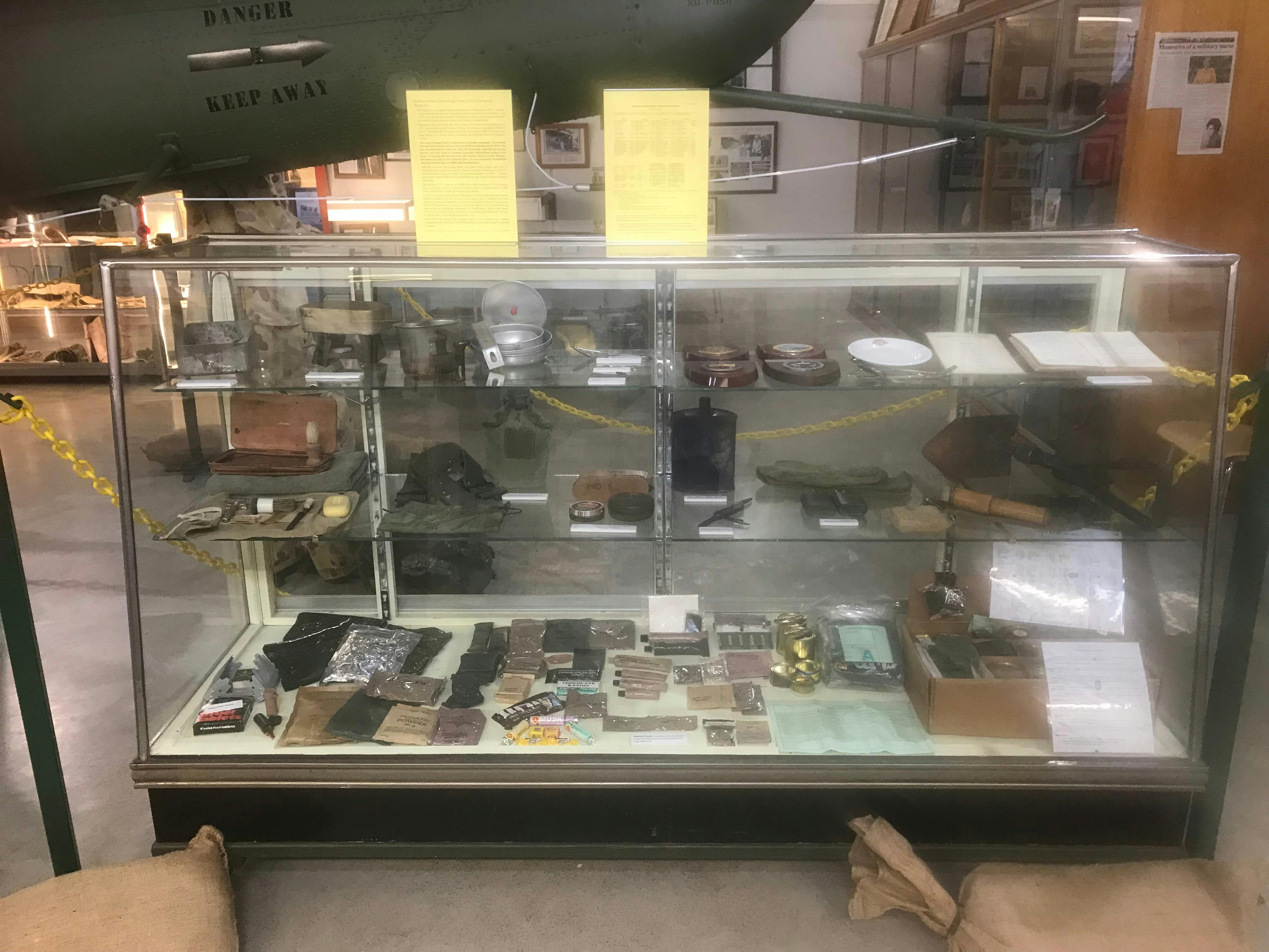 Everyday items on display