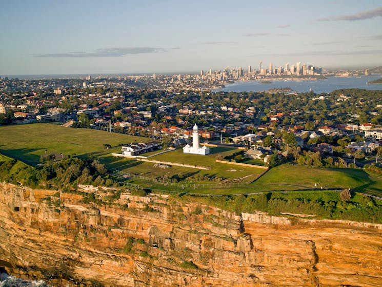 Aerial view of Macquarie Lightstation