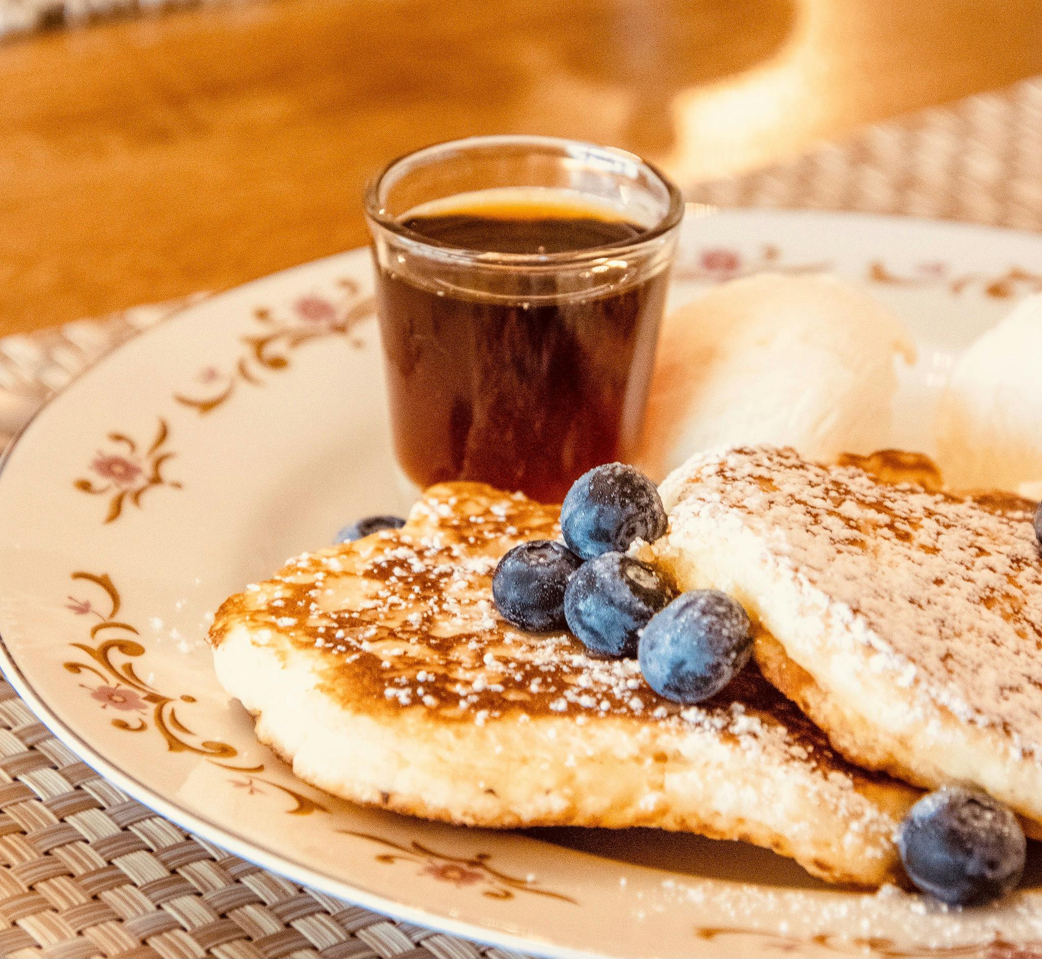 Buttermilk and Blueberry Pancakes