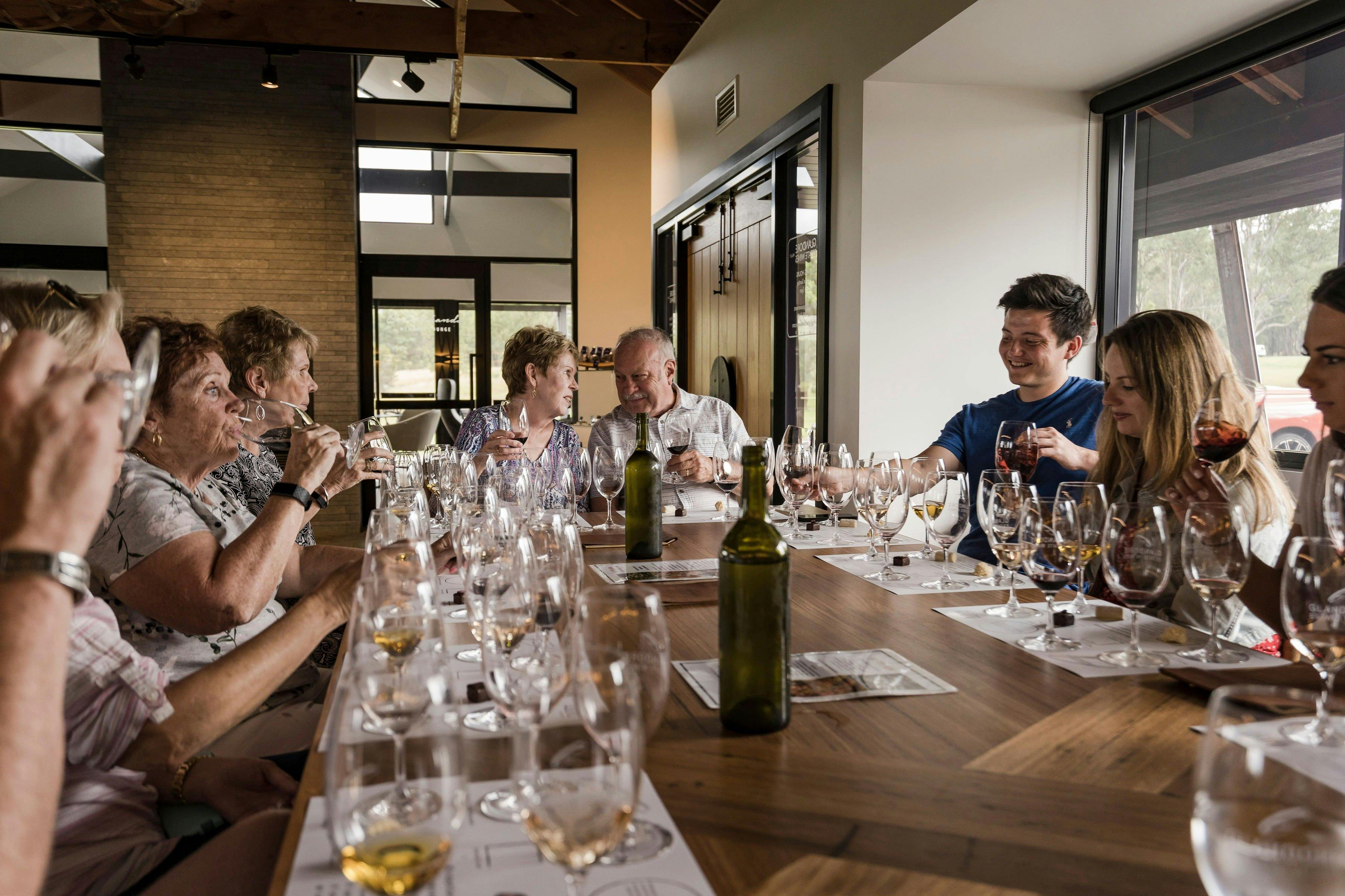 Chocolate and wine pairing on Hunter Gatherers Tour