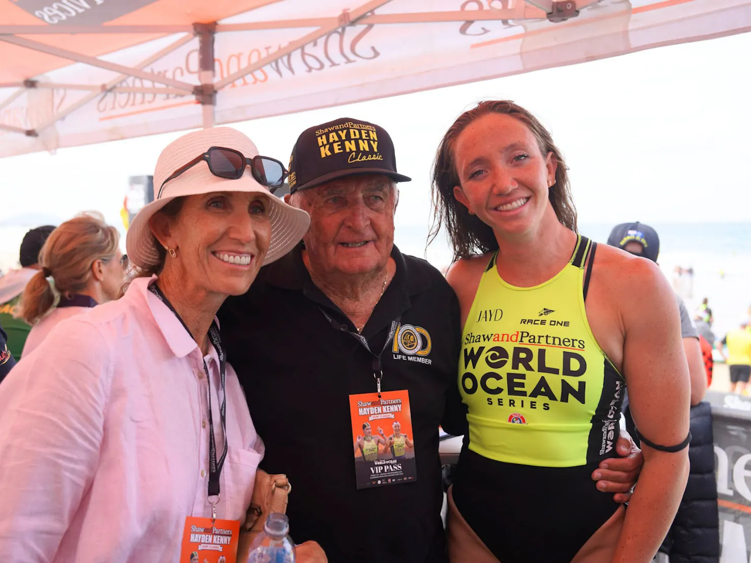 Lani Pallister Olympian with Hayden Kenny