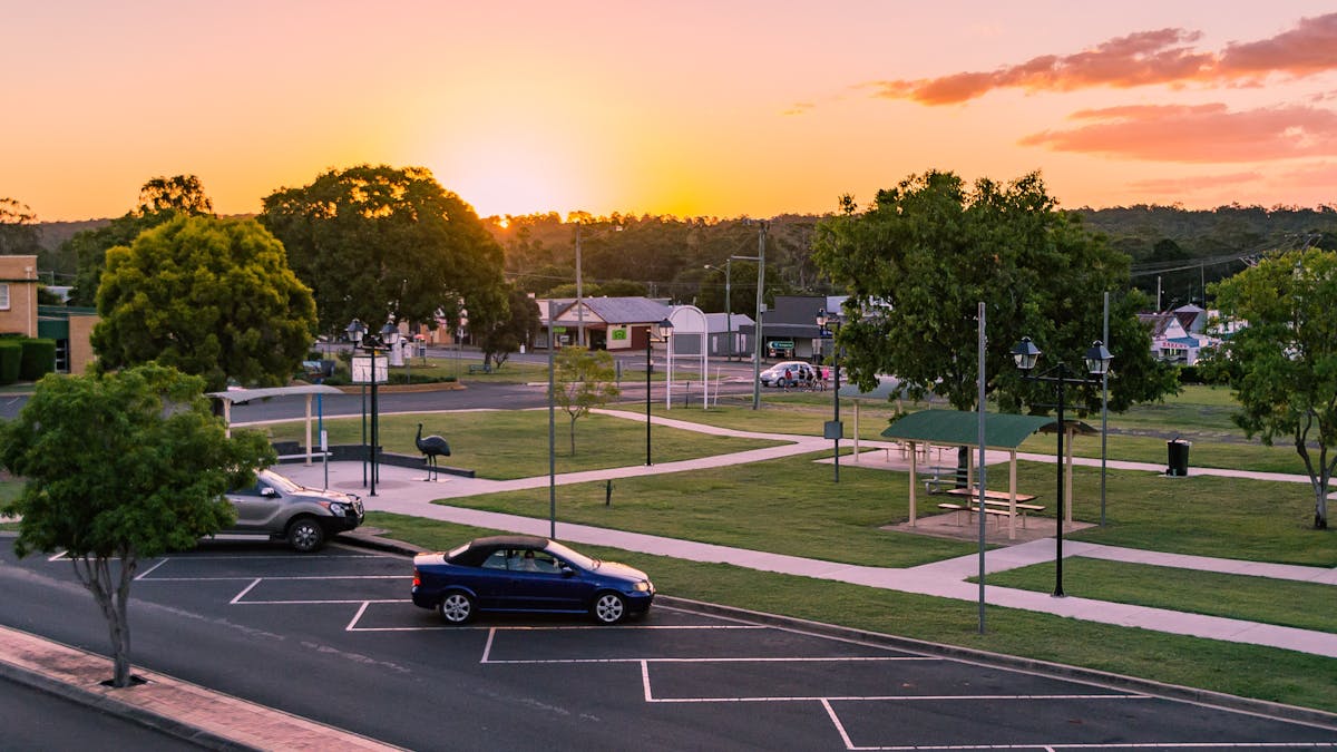 Coronation Park view from pub