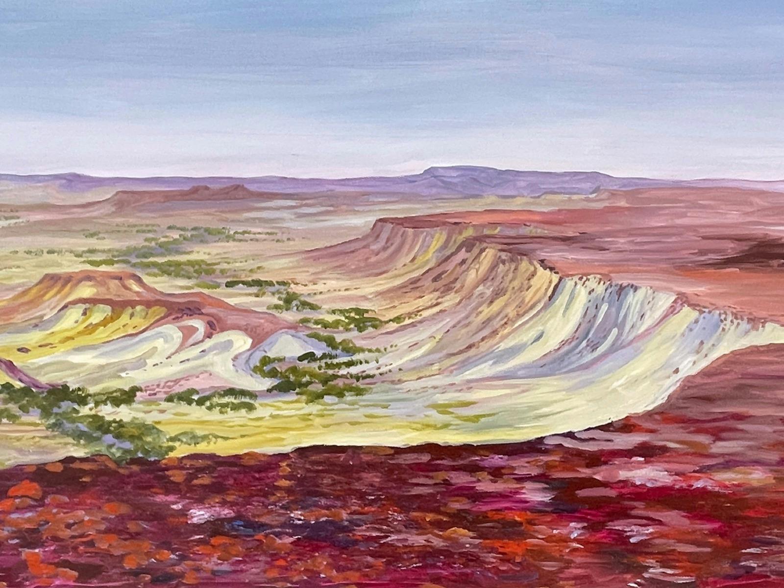 mixed media painting of Arckaringa