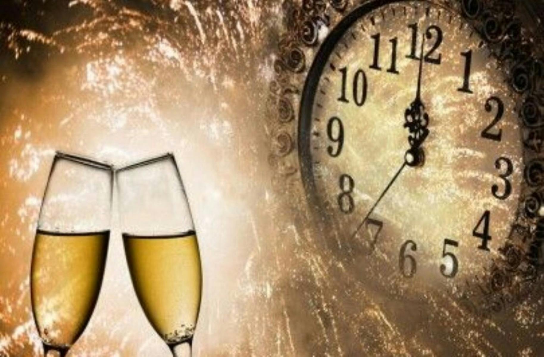 wine and new year