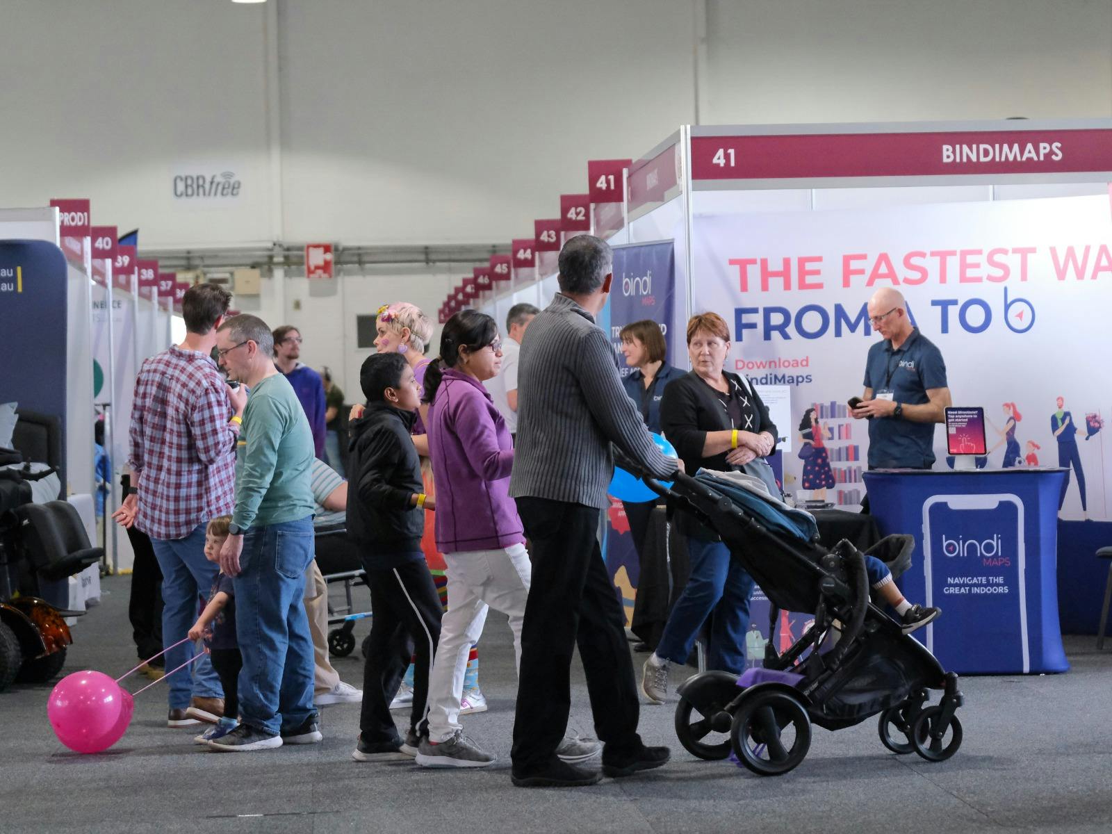 Crowd shot of the Canberra Disability Expo 2023