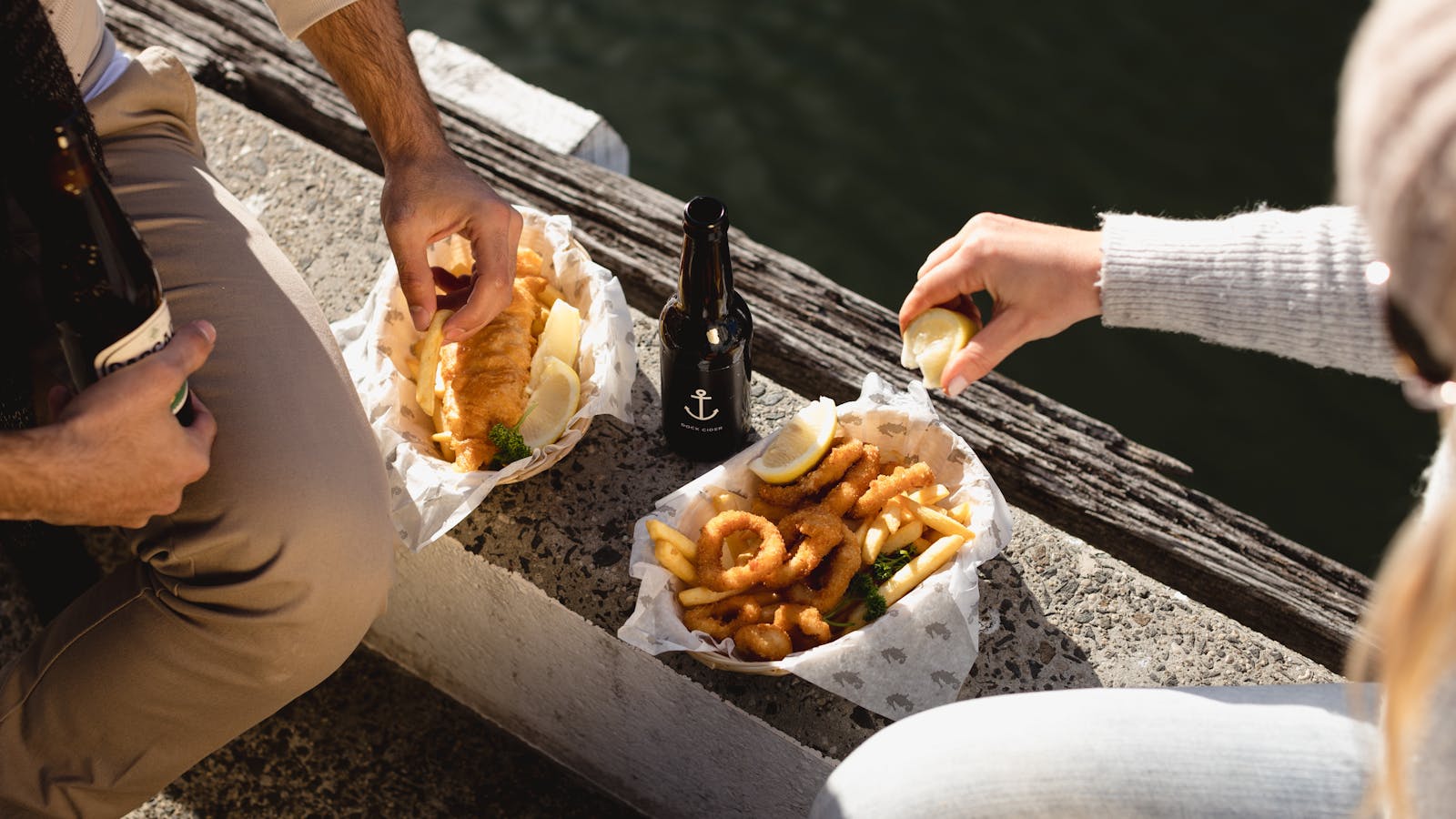 Fish & Chips on the docks