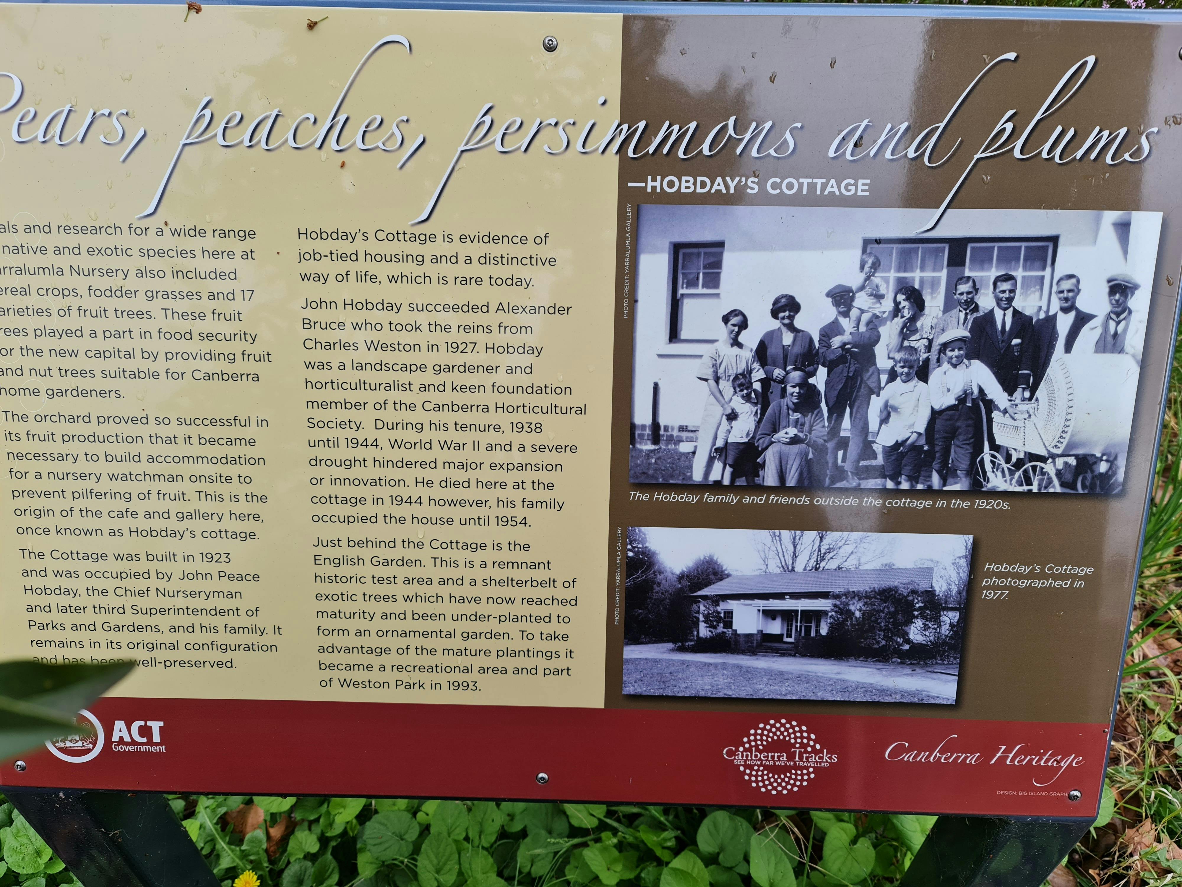 Story of Hobday's Cottage