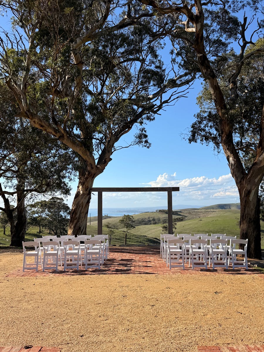 Fleurieu Gin Wedding Ceremony Area