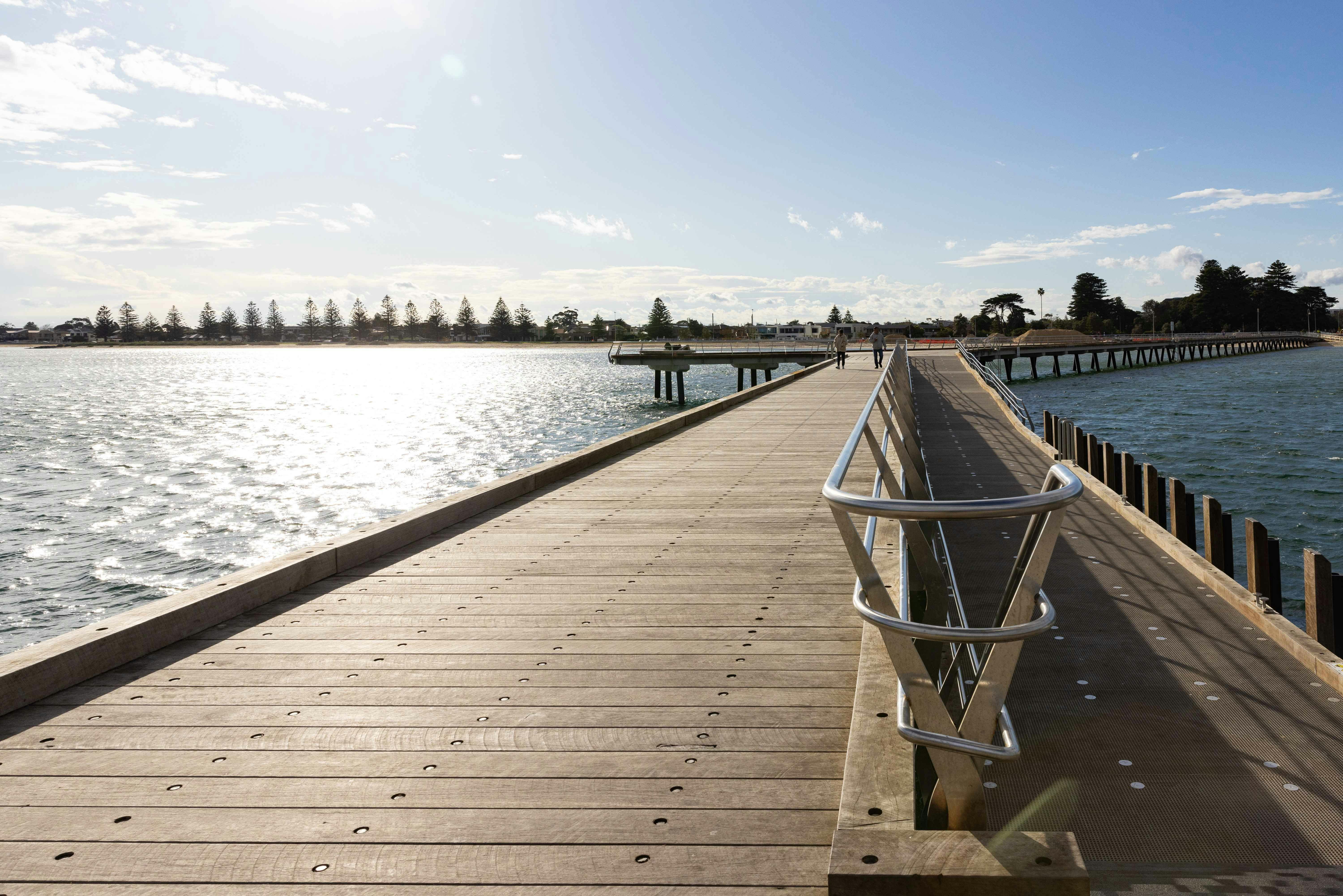 New Altona Pier 2024 facing Altona beach