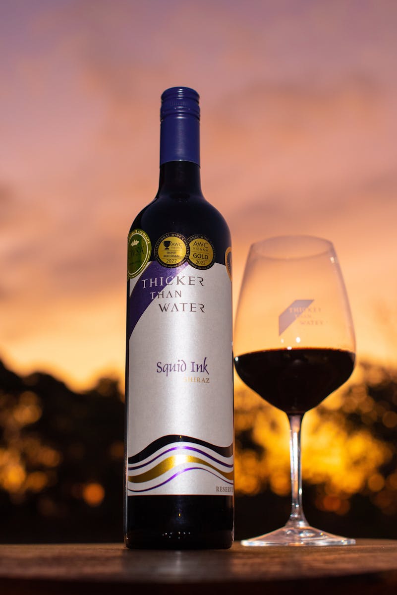 Award winning Squid Ink Shiraz
