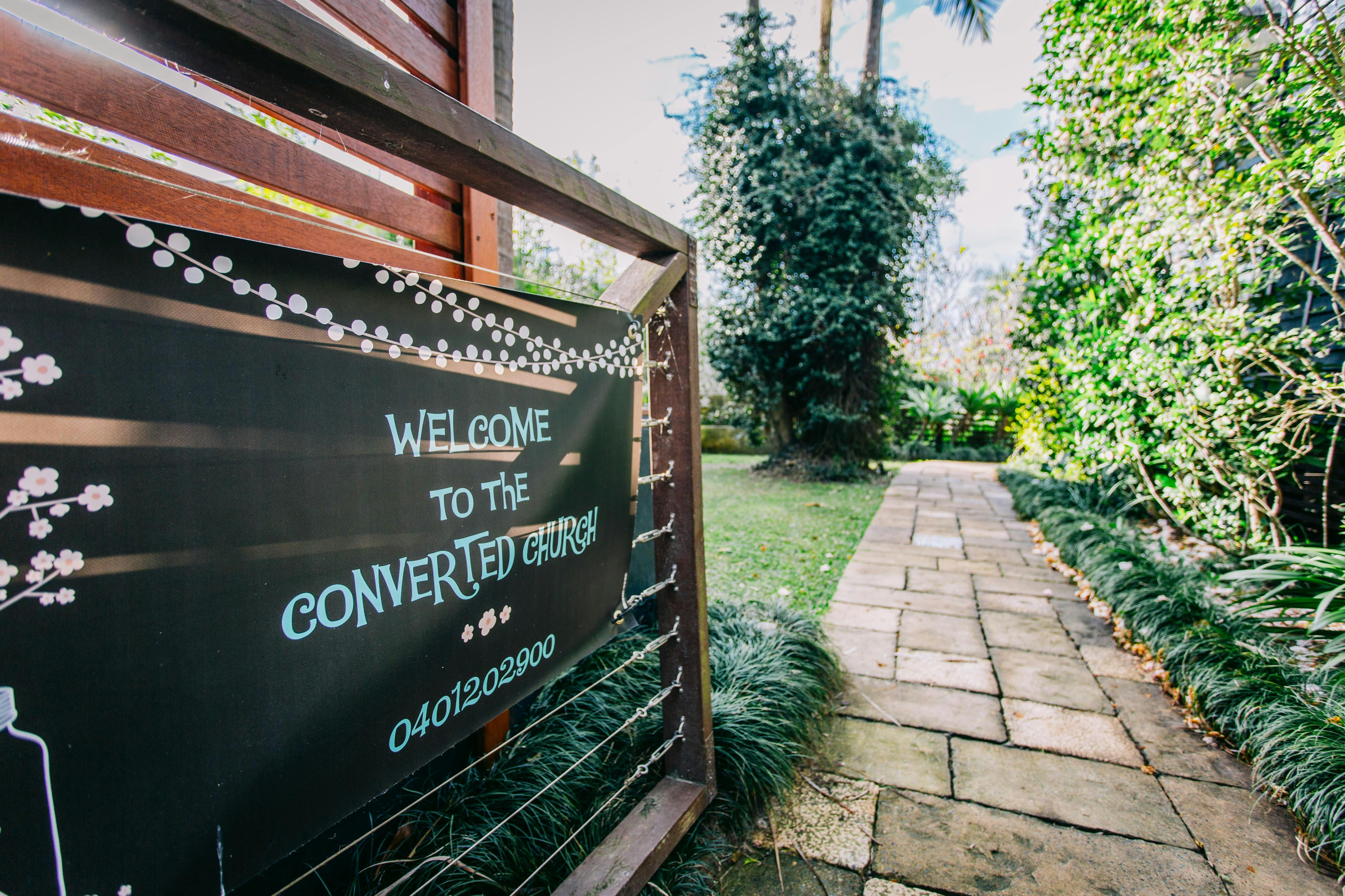 Gate entrance to Bellingen Converted Church.