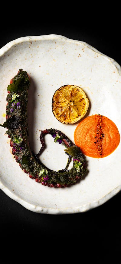 Koto restaurant octopus menu item