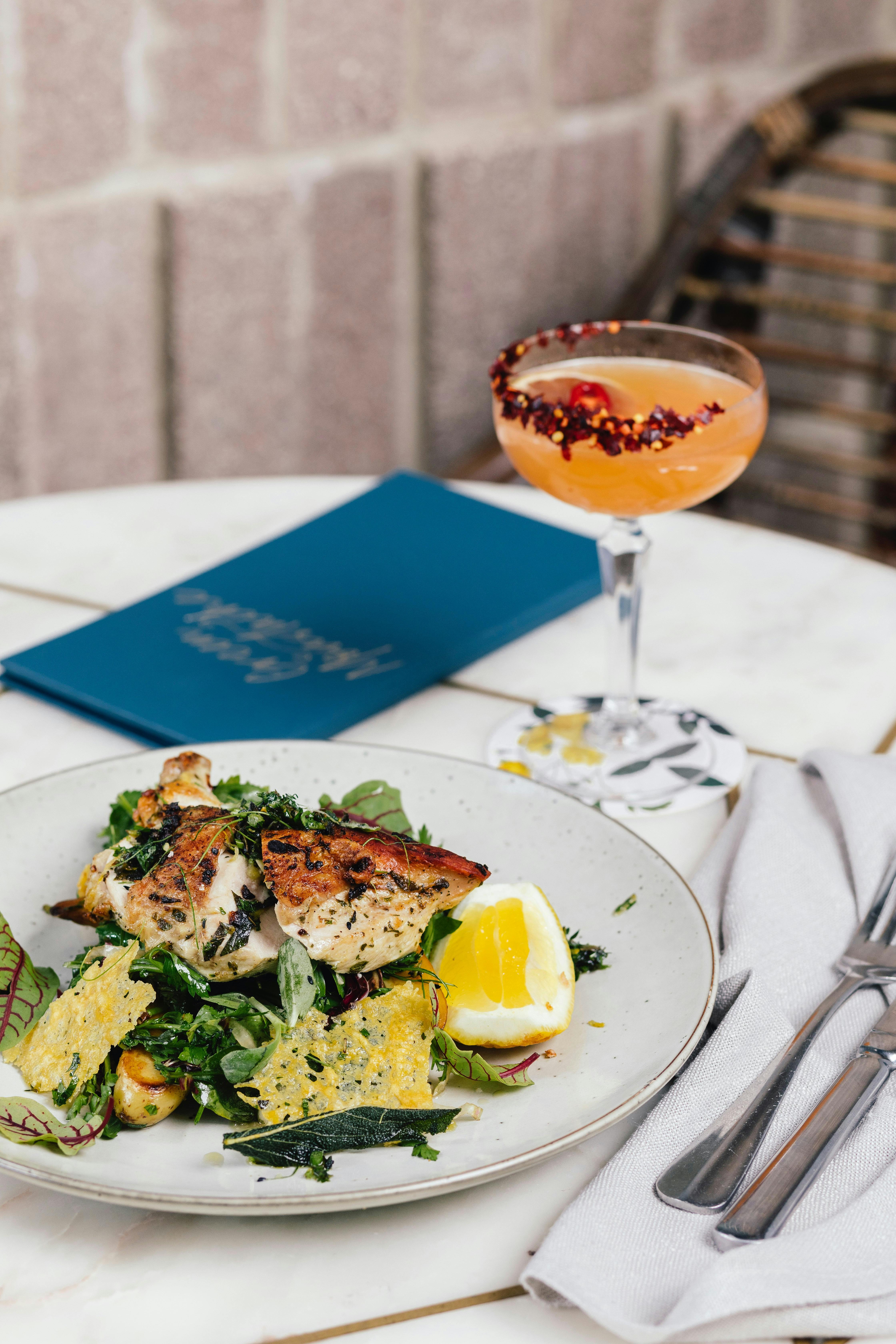 Lunch with a margarita at Green Moustache in North Sydney