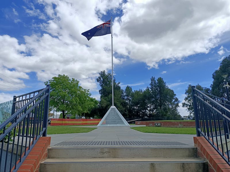 Bathurst Flagstaff, on a sunny day.