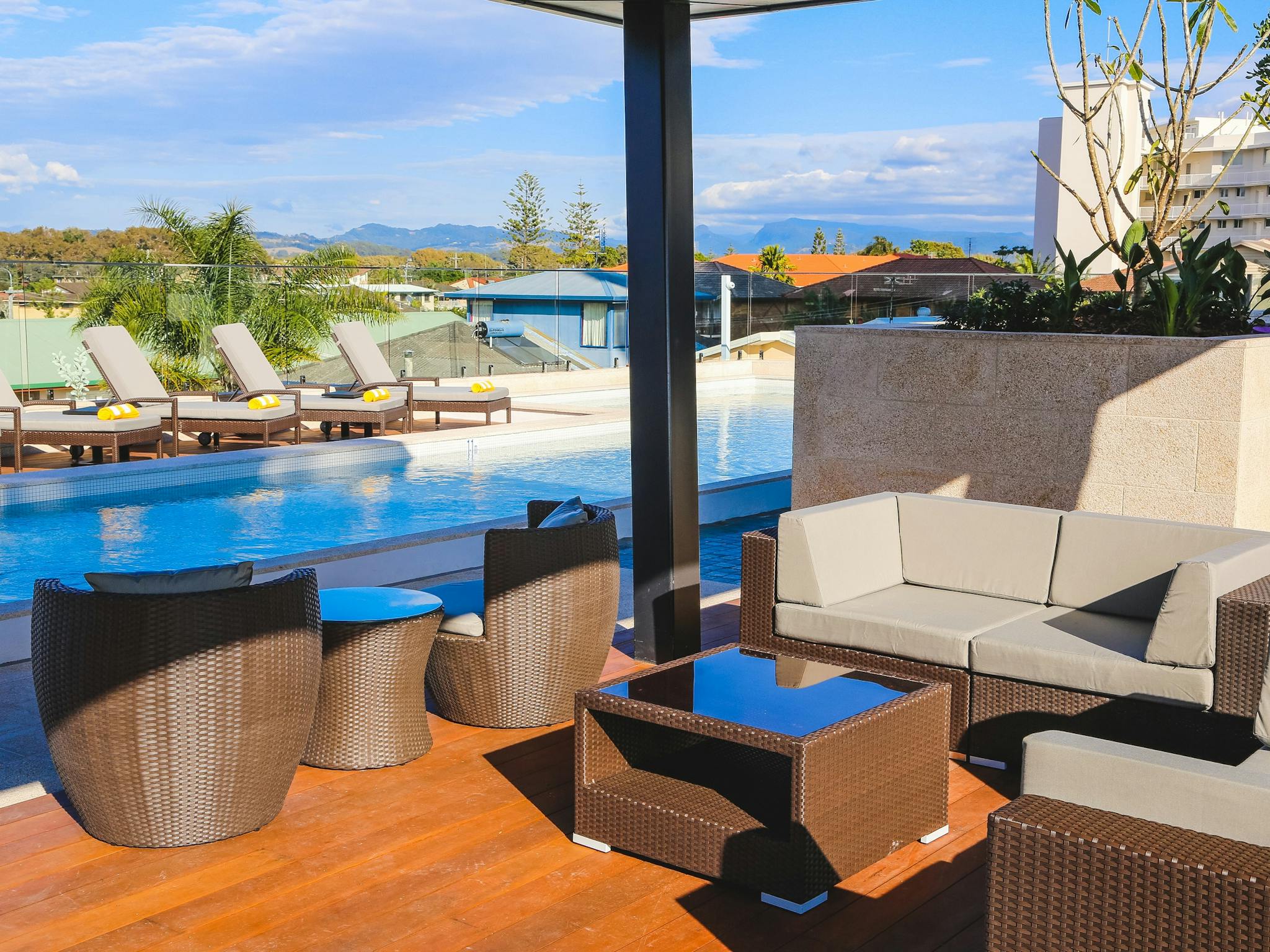 BBQ and lounge area BBQ and lounge area