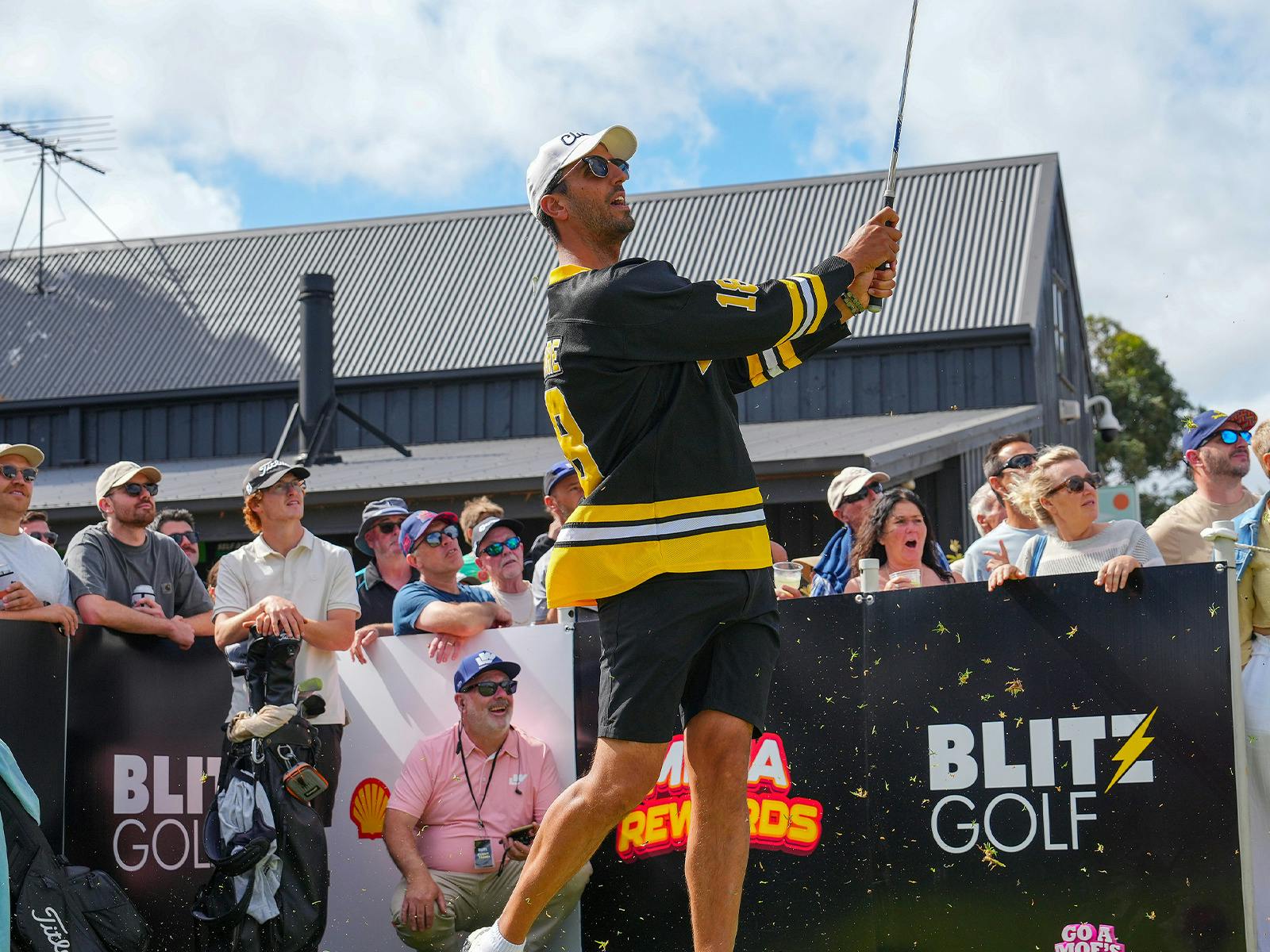 Golfer Hitting