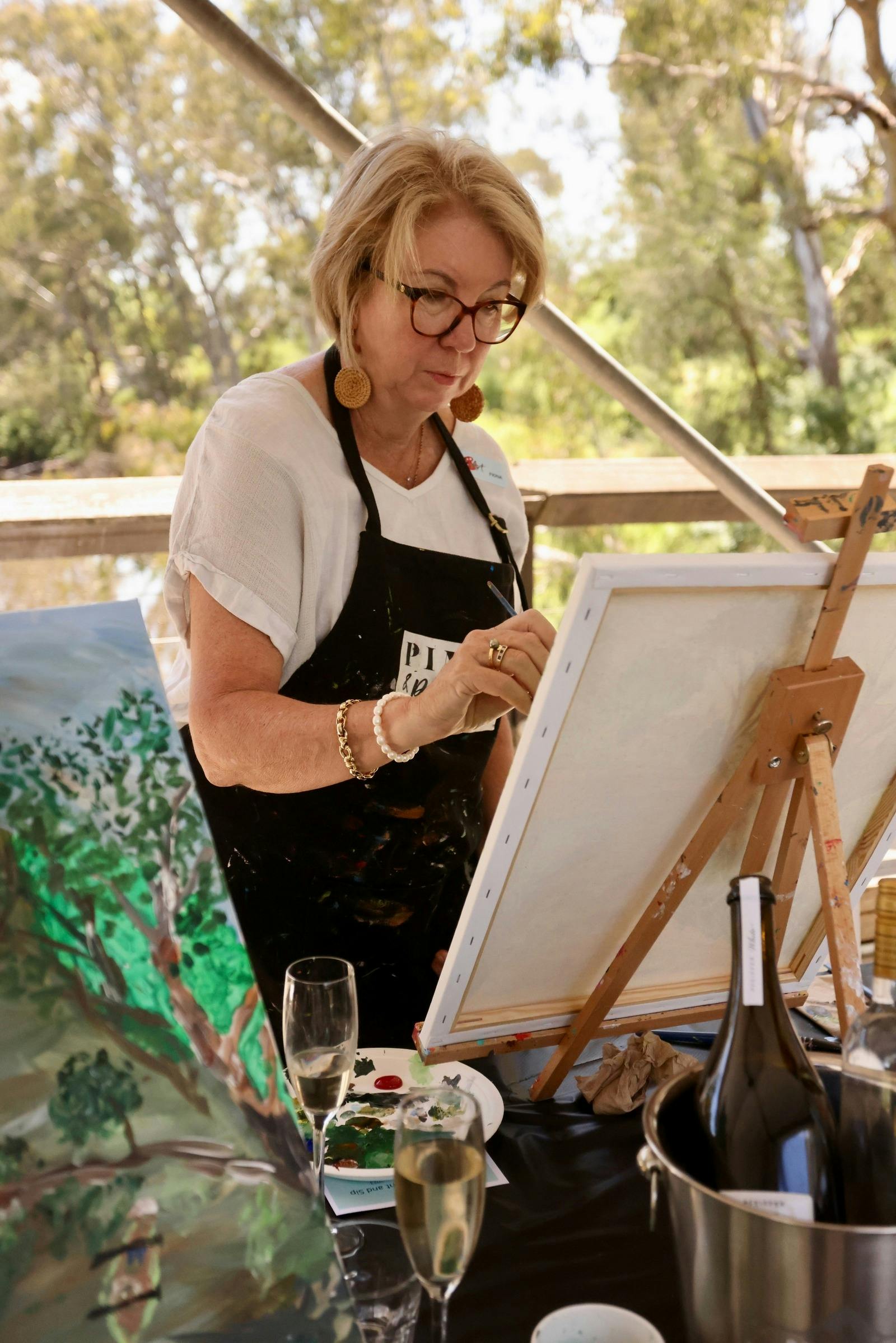 Paint and Sip at Pfeiffer Wines