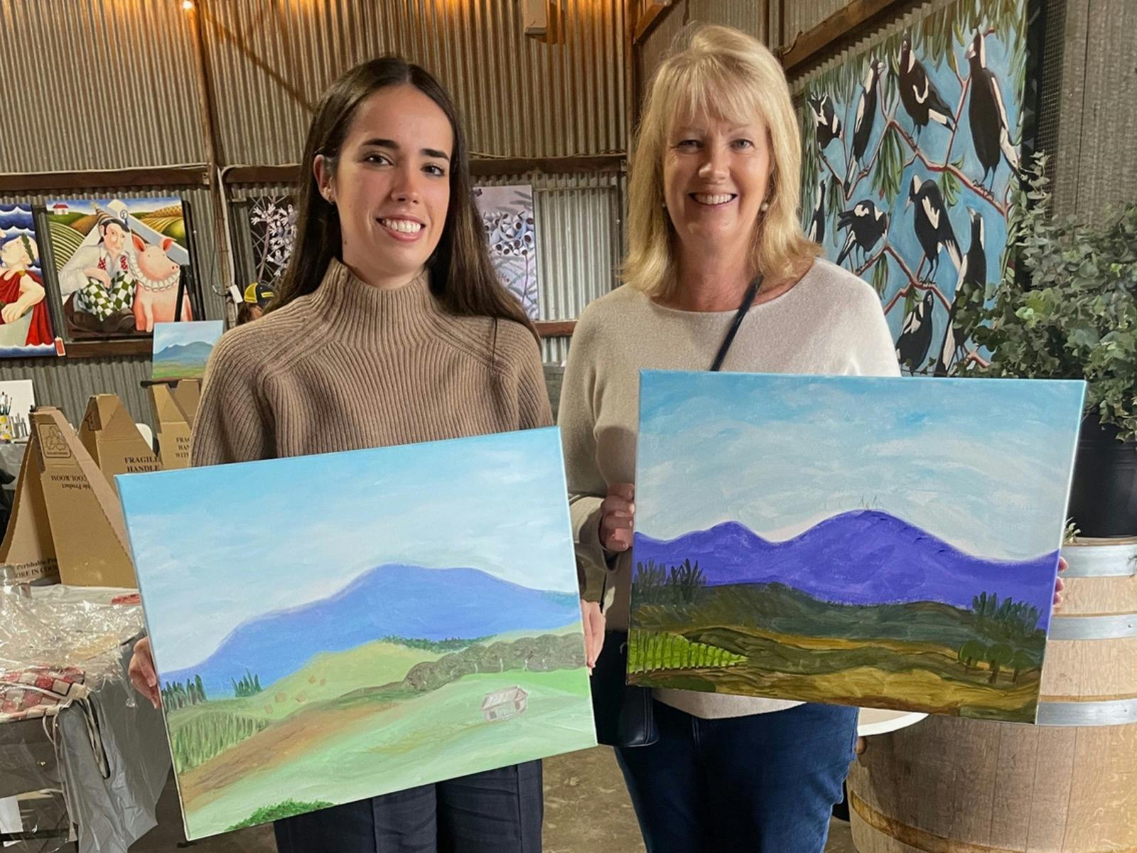 HIllside Harvest, Painting Class