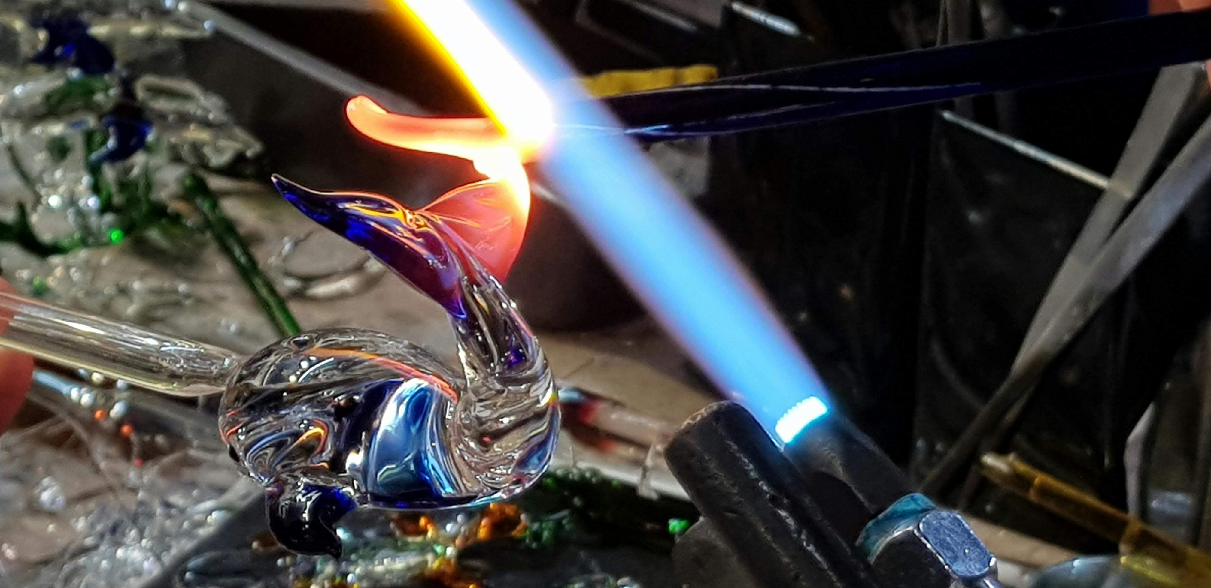 A whale almost completed ready for a waiting client