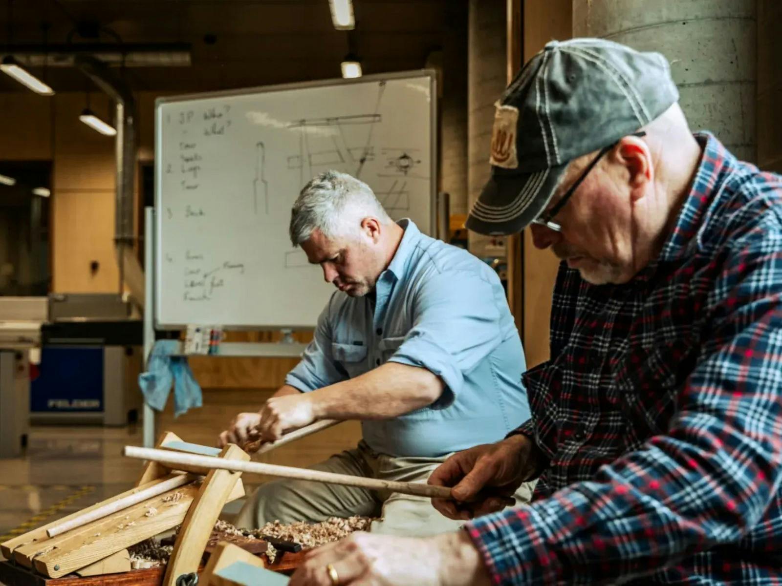 Jimmy Possum Chair Workshop at the Rare Trades Centre