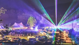 Lazer at night