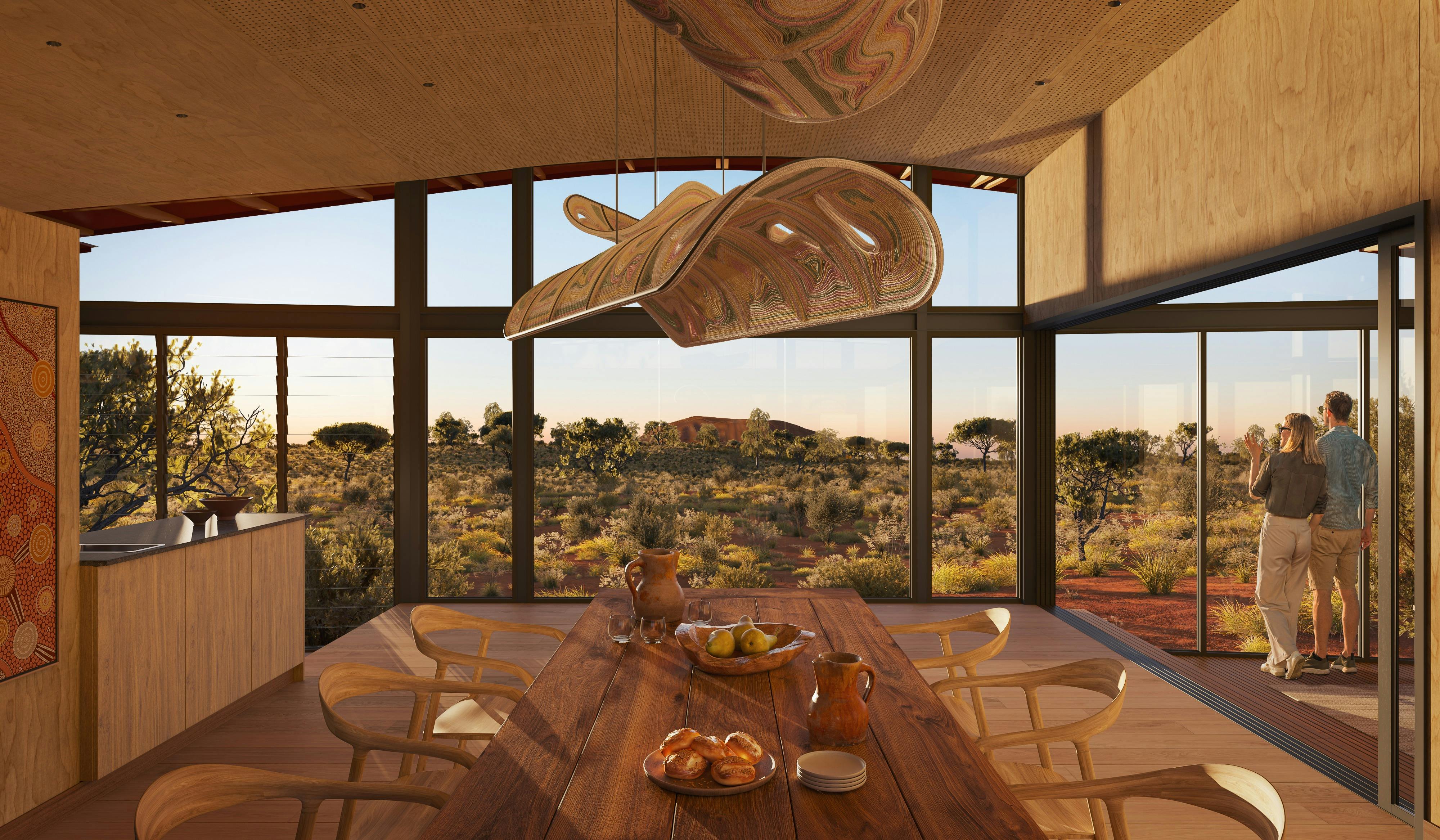 Lodge on  Uluṟu – Kata Tjuṯa Signature Walk