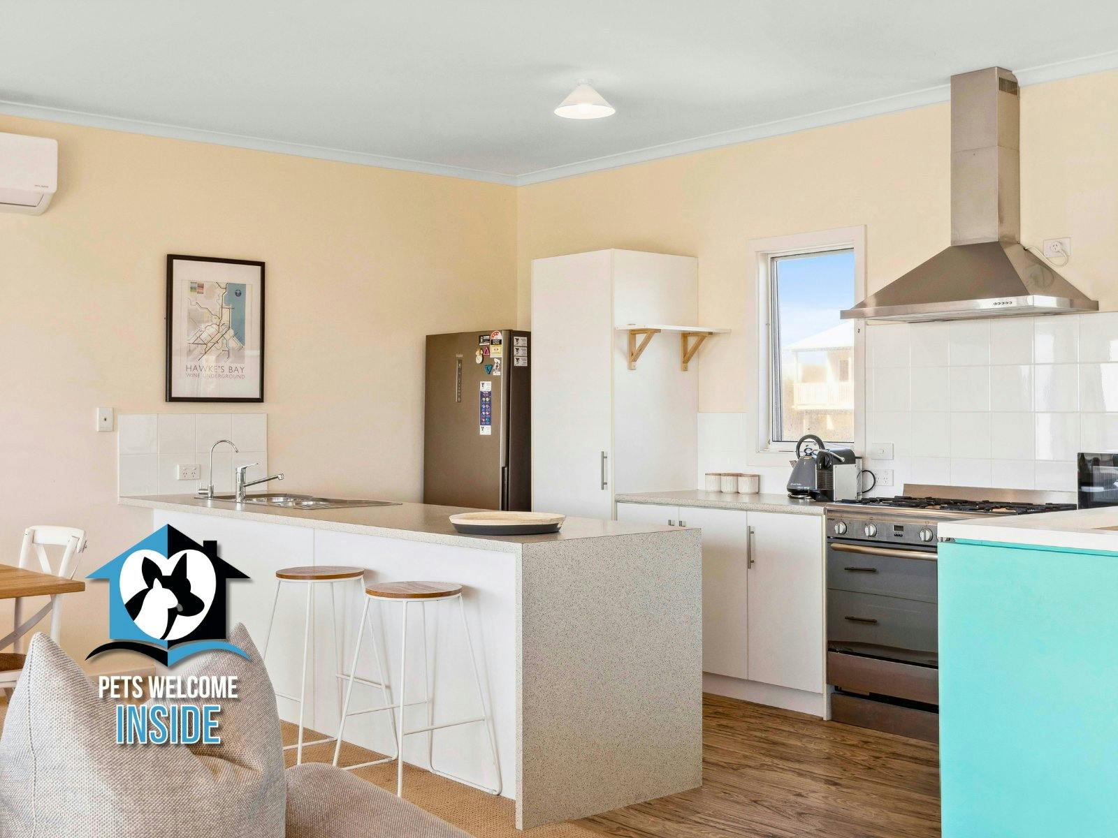 Peaceful Beachside Getaway with Two Living Areas Sleeps Nine