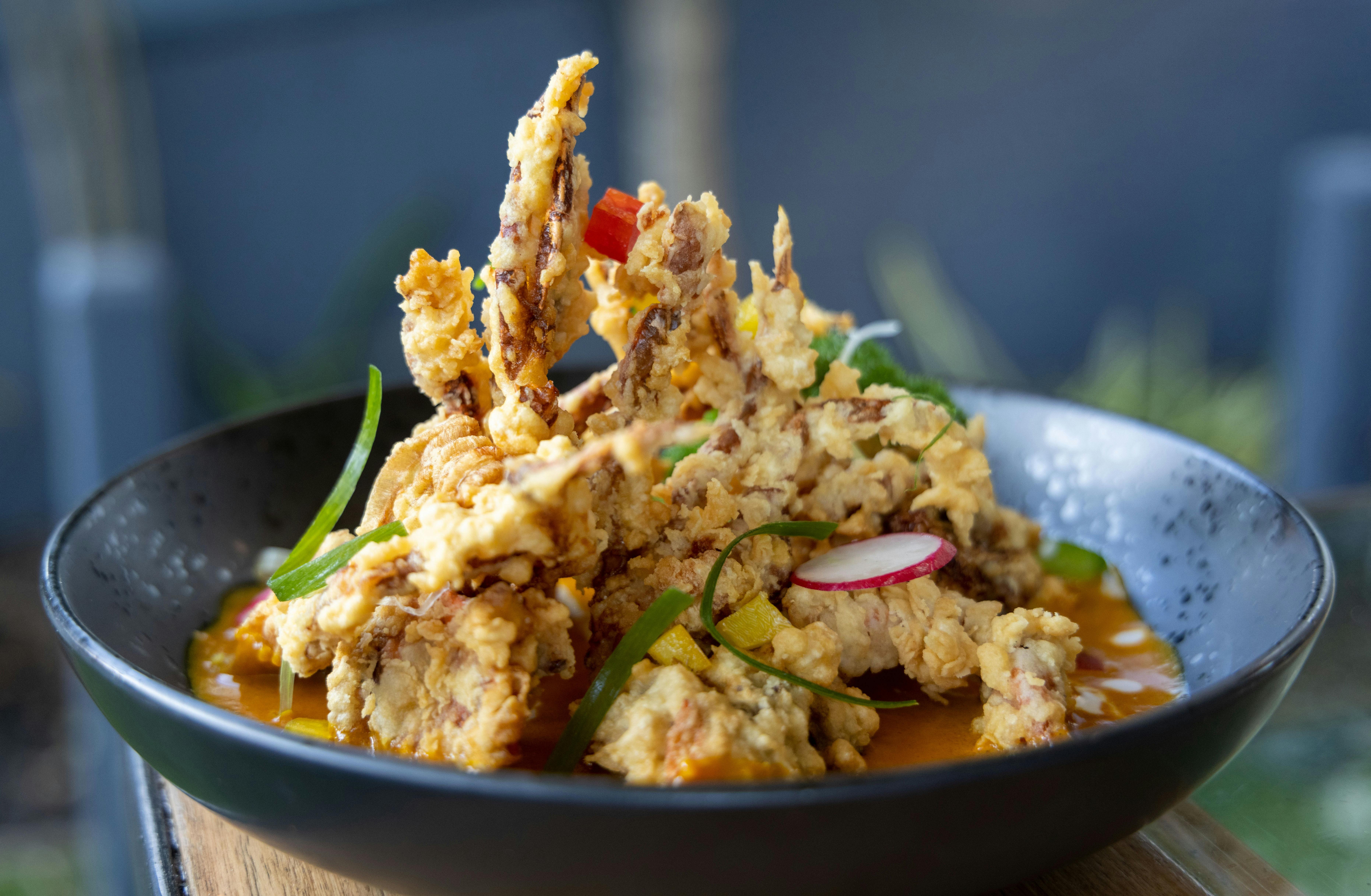 Soft Shell Crab with Yellow Curry