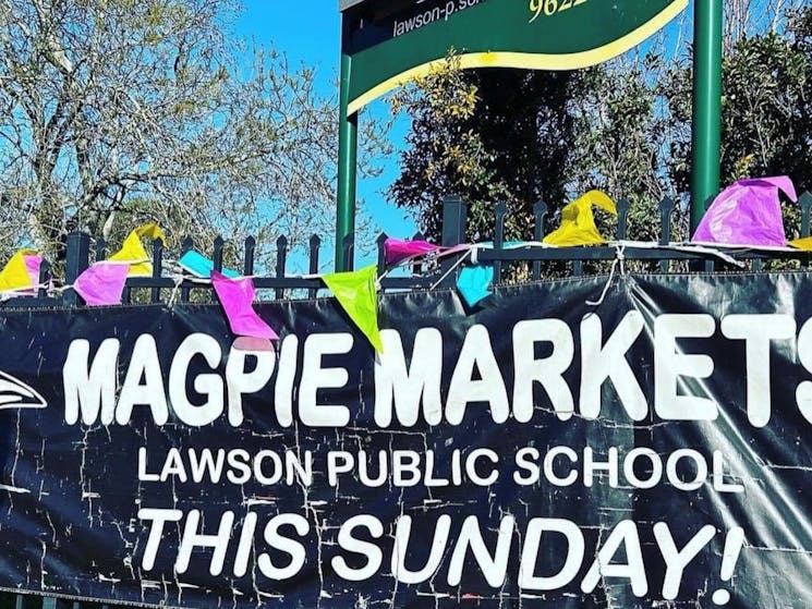 Magpie Up Style Markets - Sign