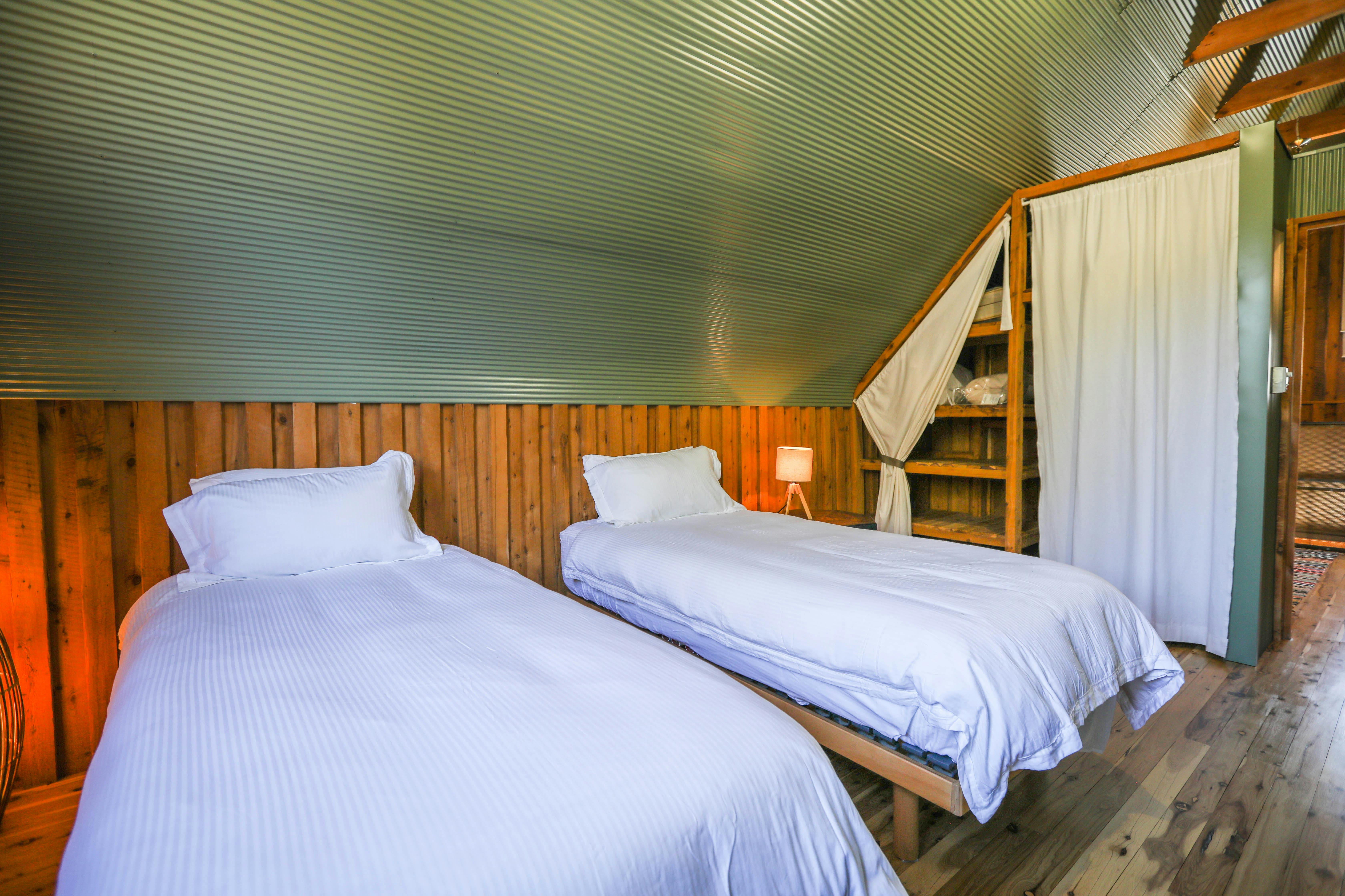 King bed converted to 2 singles