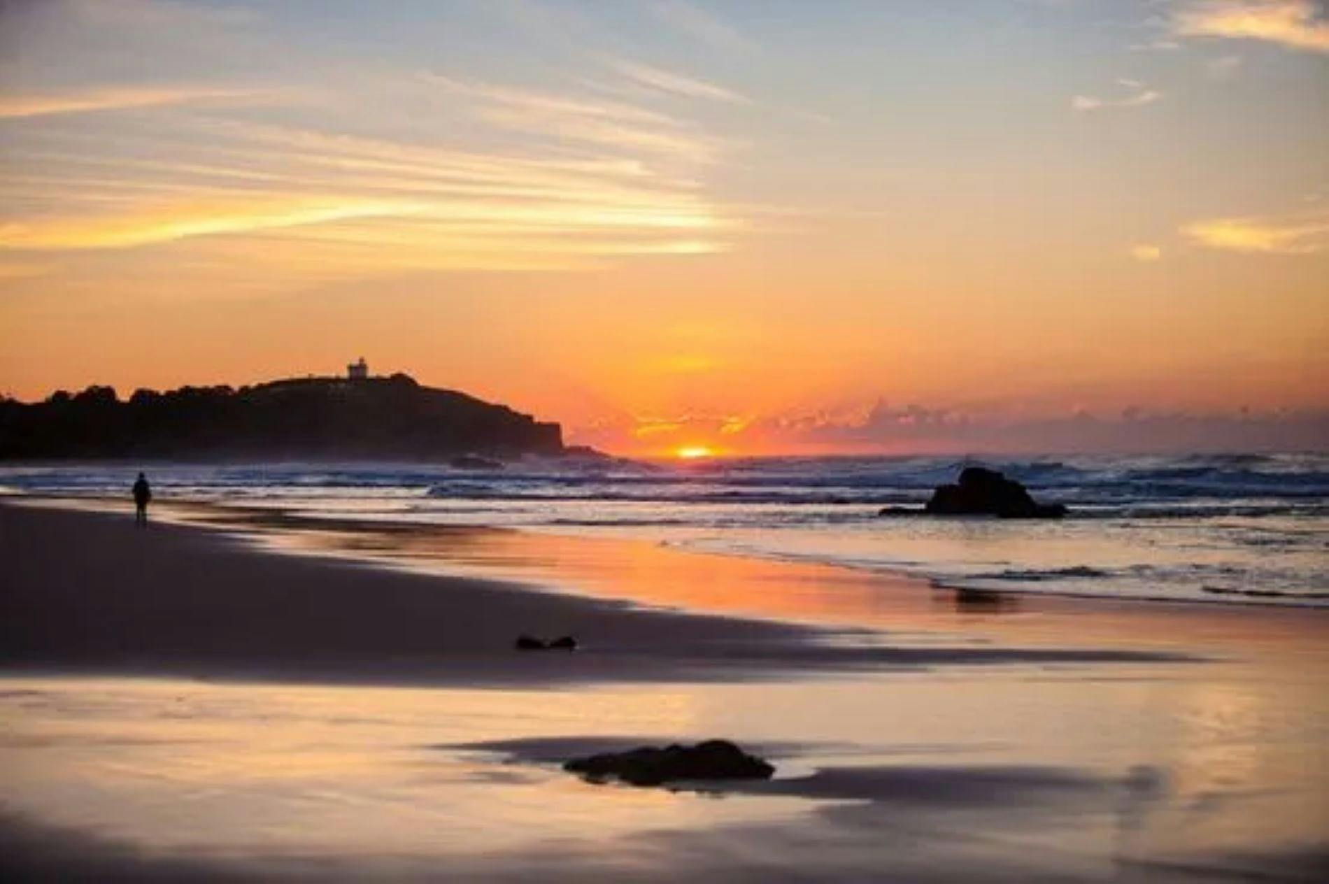 Lighthouse Beach Port Macquarie at Sunrise