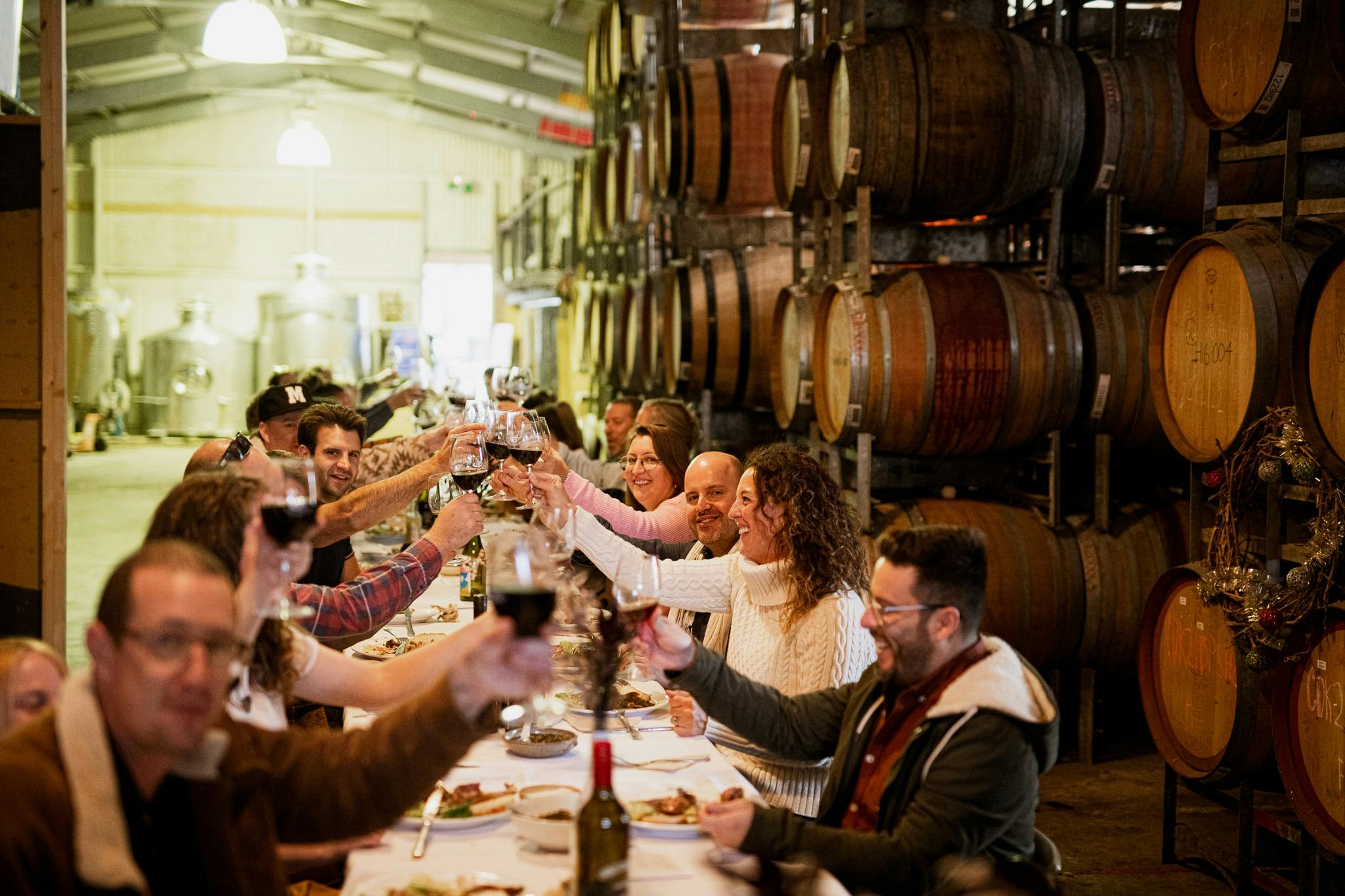 A long lunch in the winery