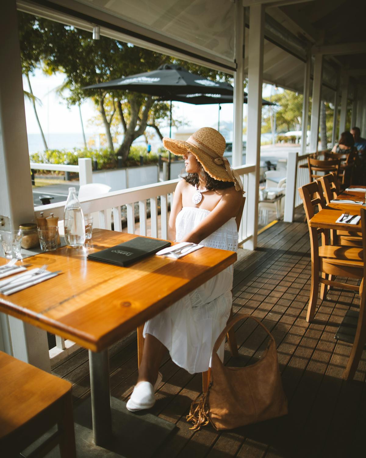 Leisurely lunch at Trinity Beach