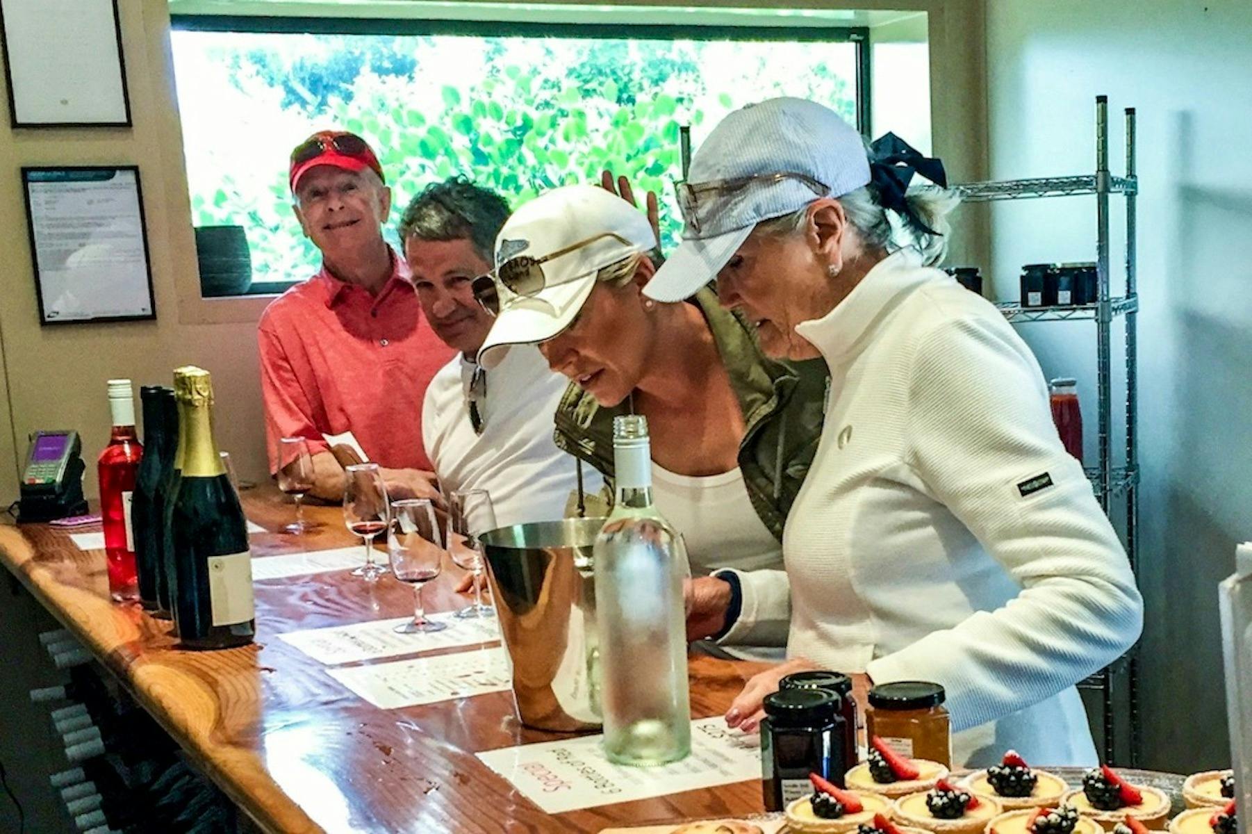 wine tasting a sevile hill estate in the yarra valley