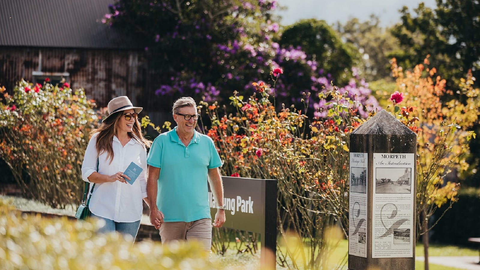 Morpeth Heritage Walk past Illalaung Park