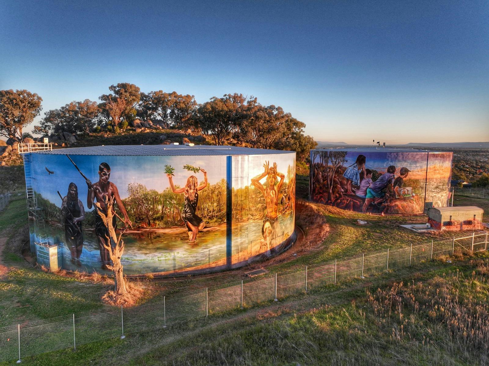 COWRA POW WATER TANK MURALS