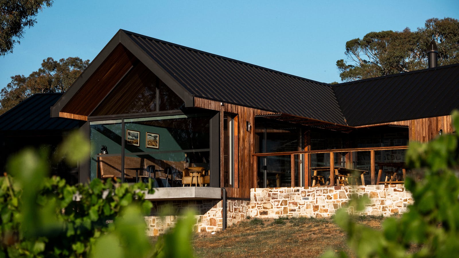 Caledon Cellar Door features sandstone from the farm.