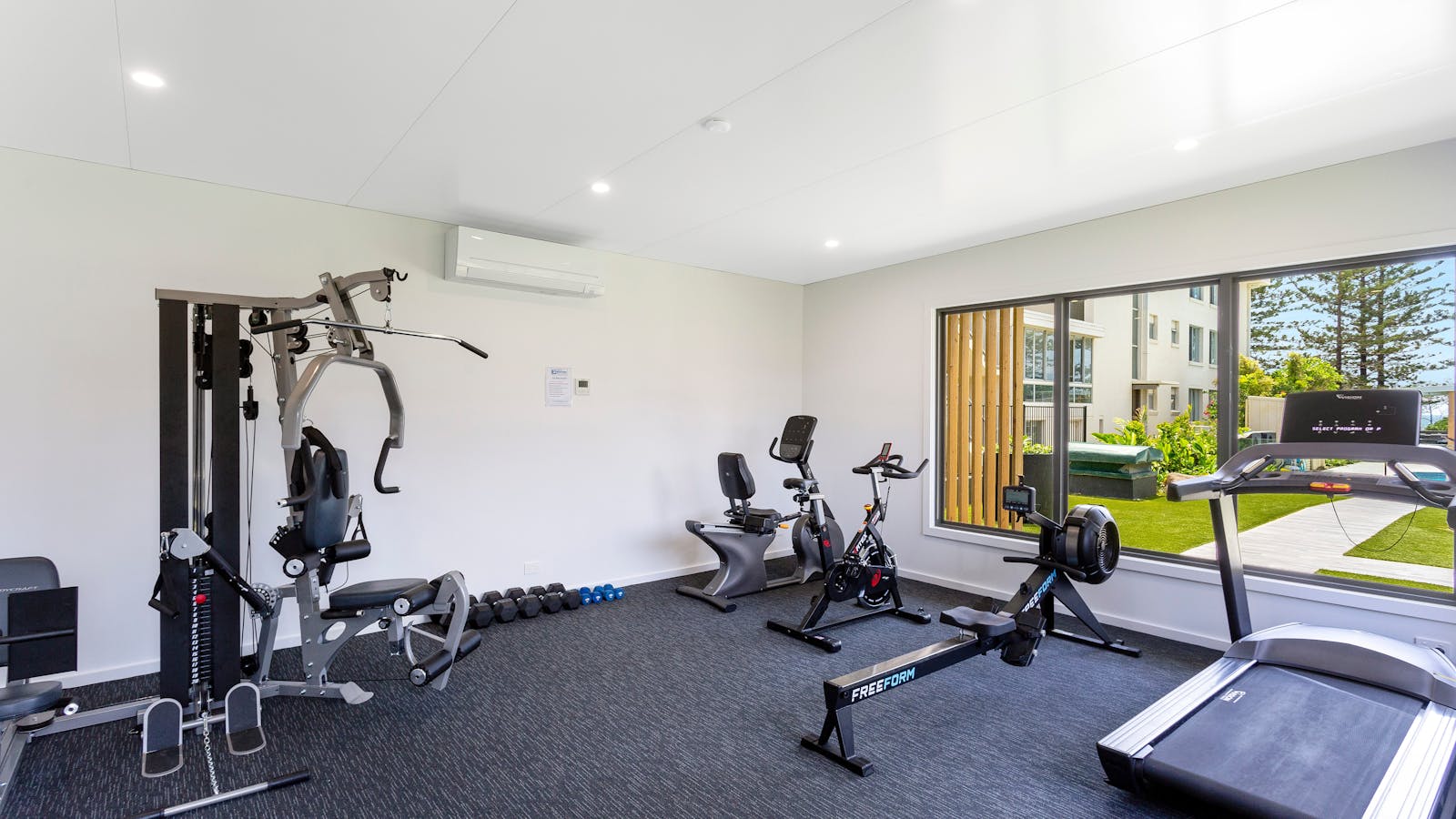AirConditioned Gymnasium - Great for the health person or the person over indulging on their holiday